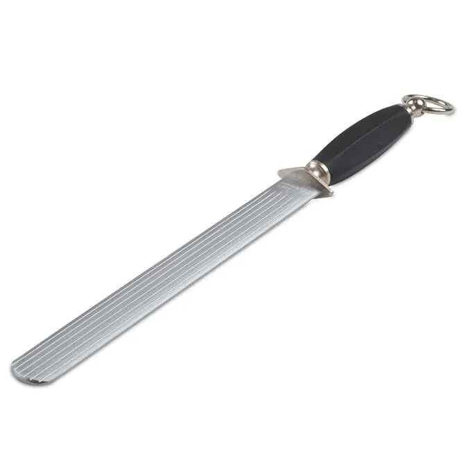 F. Dick 11-Inch Professional Knife Sharpening Steel - MultiCut Grooves for Precision Honing | Perfect for Chefs, Butchers & Home Cooks | Kitchen Knife Maintenance Tool