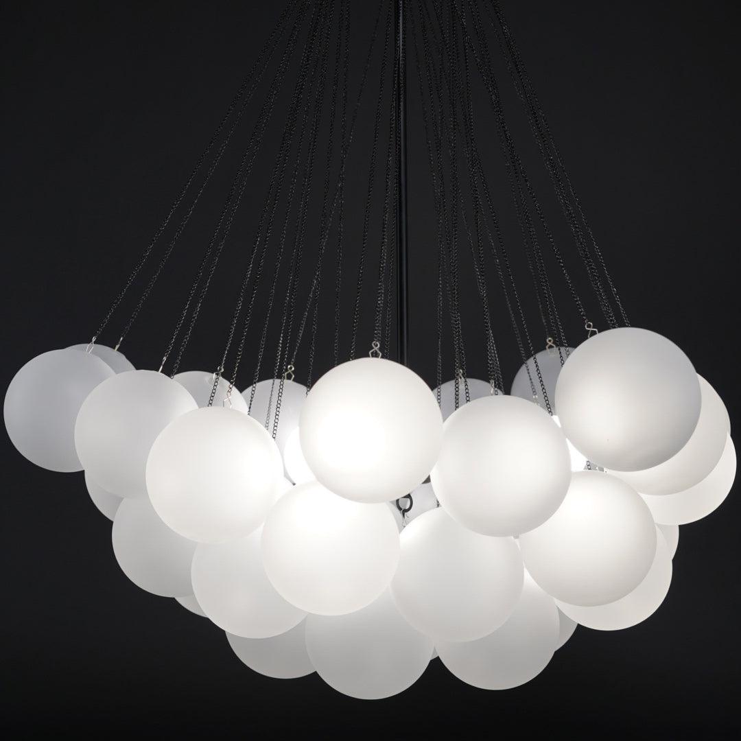 Elegant Bubble Chandelier - Modern Crystal Ceiling Light Fixture for Dining Room, Bedroom & Living Room Decor | Perfect for Home, Wedding & Event Lighting