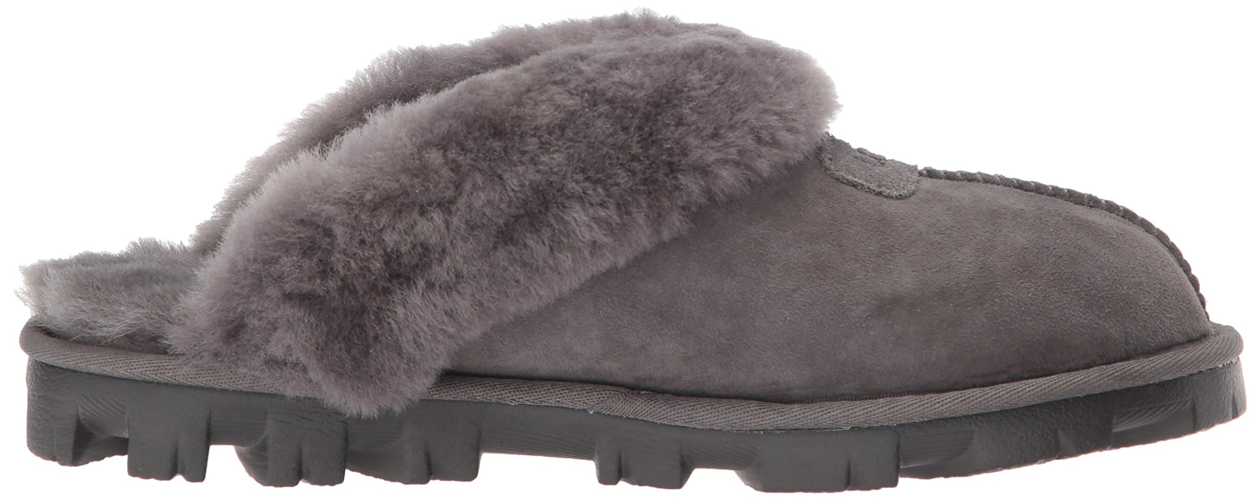 UGG Women's Coquette Slippers - Soft Fleece-Lined Indoor/Outdoor House Shoes for Comfort & Warmth - Perfect for Lounging, Relaxing at Home & Quick Errands