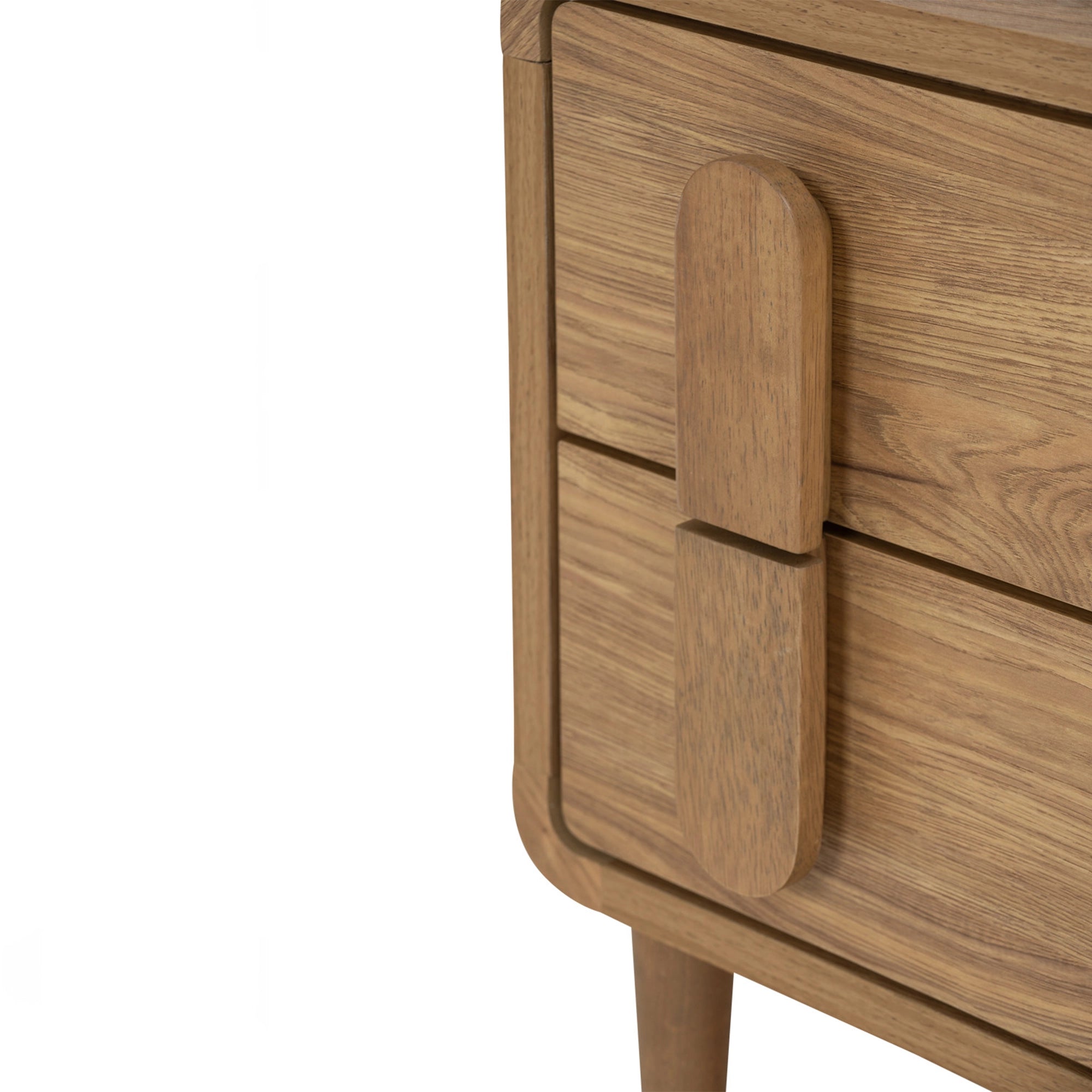 Modern Sora Side Table - Small Accent End Table for Living Room, Bedroom, or Office - Stylish Wooden Nightstand with Storage Shelf