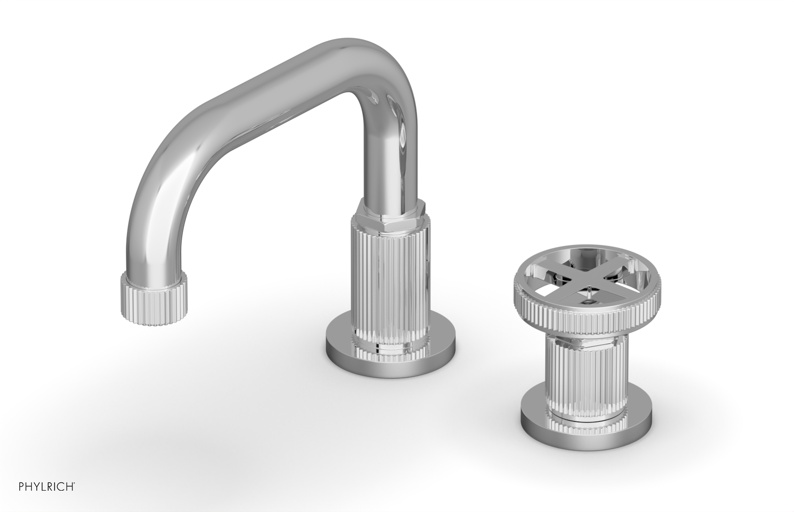 DUSTRIE Single Handle Kitchen Faucet with Low Spout and Cross Handle - Model 370 07 | Perfect for Modern Farmhouse, RV, and Small Space Sinks