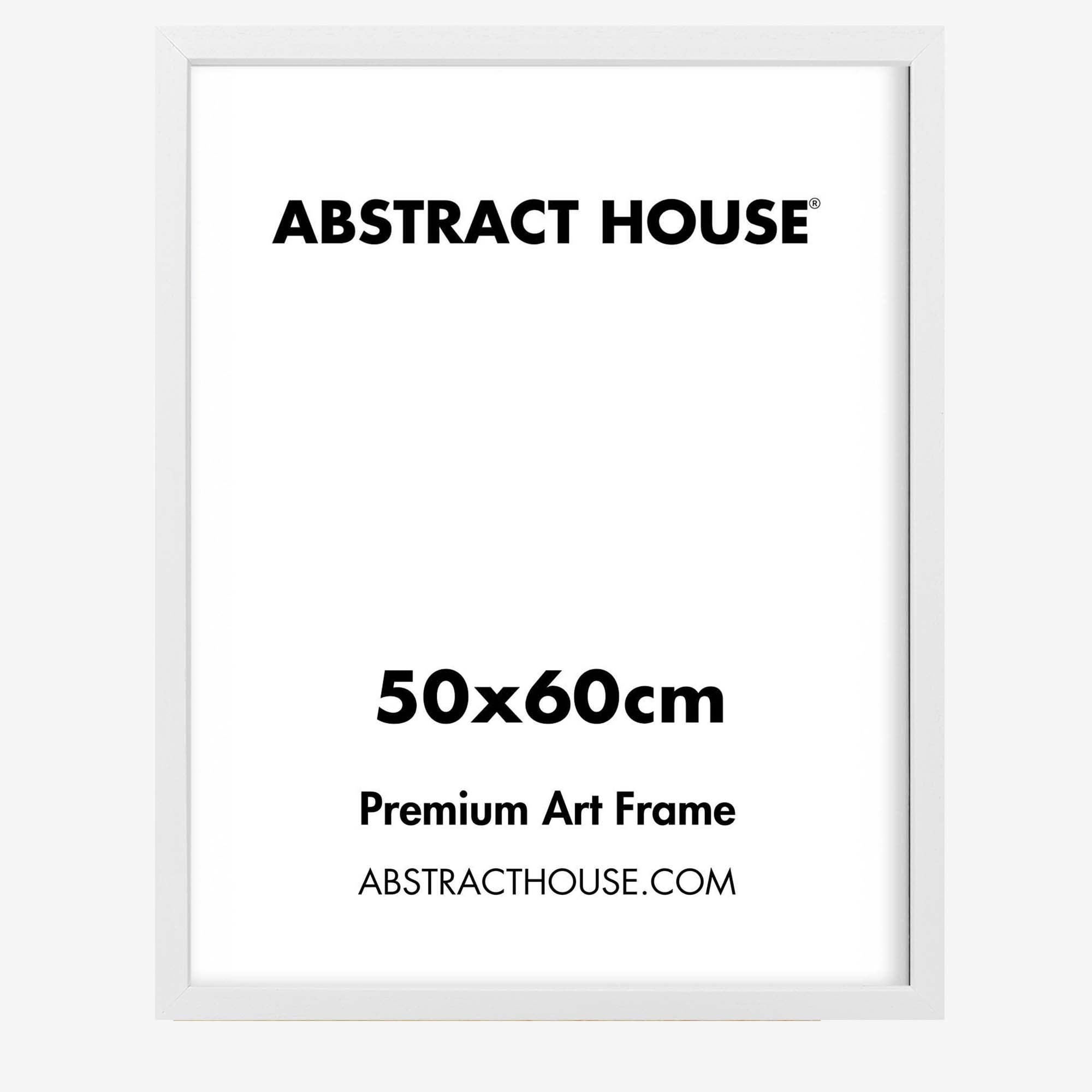 50 x 60 cm Wooden Picture Frame - Premium Solid Wood Photo Frame for Wall Art, Home Decor, and Office Display - Perfect for Family Photos, Canvas Prints, and Artwork