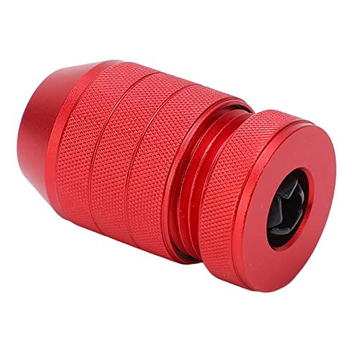 Premium Red Drill Stop Collar for Woodworking - Adjustable Depth Guide for 0.24 to 0.43in Drill Bits | Perfect for Cabinet Hinges, Shelf Pins & Precision Drilling Projects