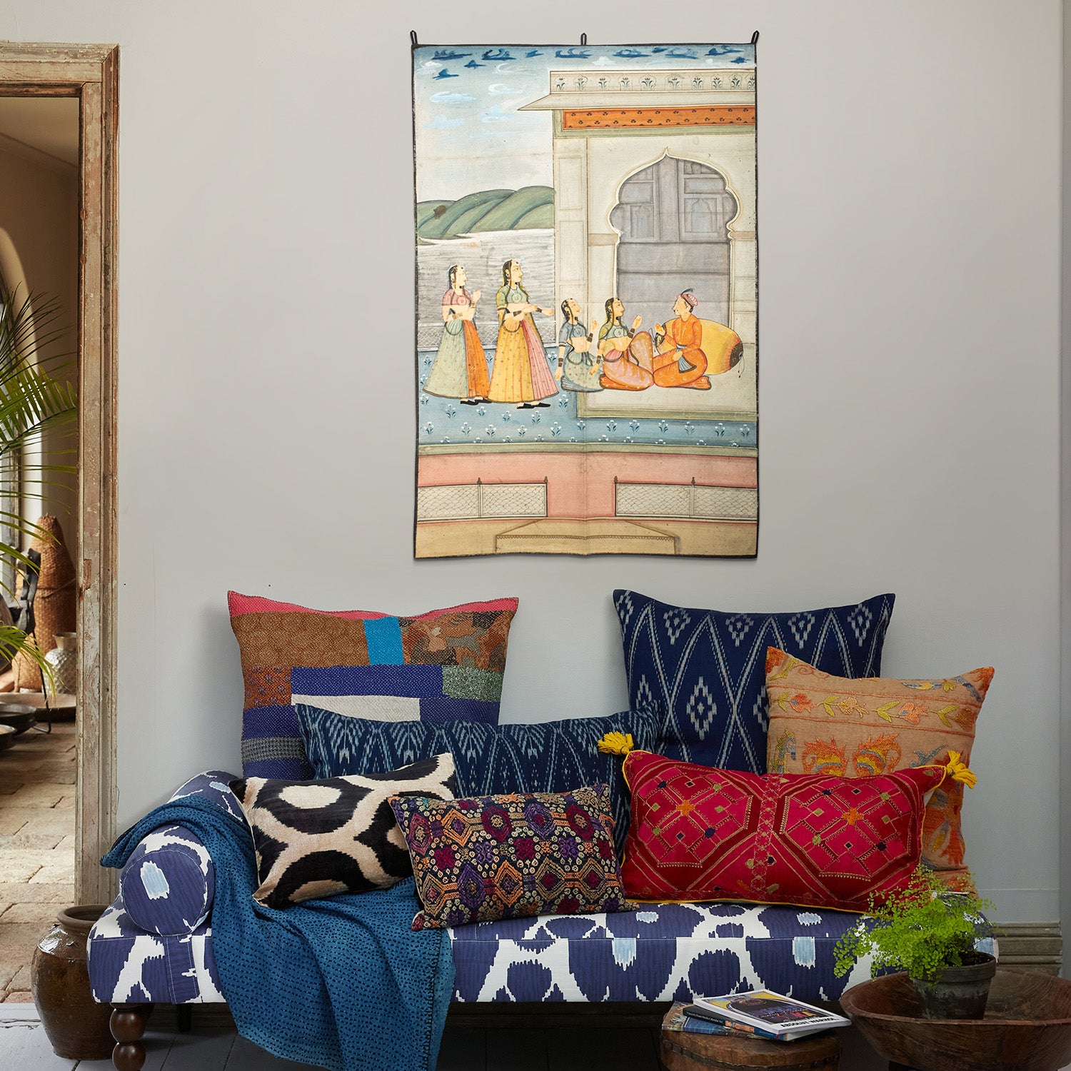 Entreaties Tapestry Wall Hanging - Bohemian Decor for Bedroom, Living Room & Dorm - Macrame Cotton Woven Art for Home Decor, Gifts & Meditation Spaces
