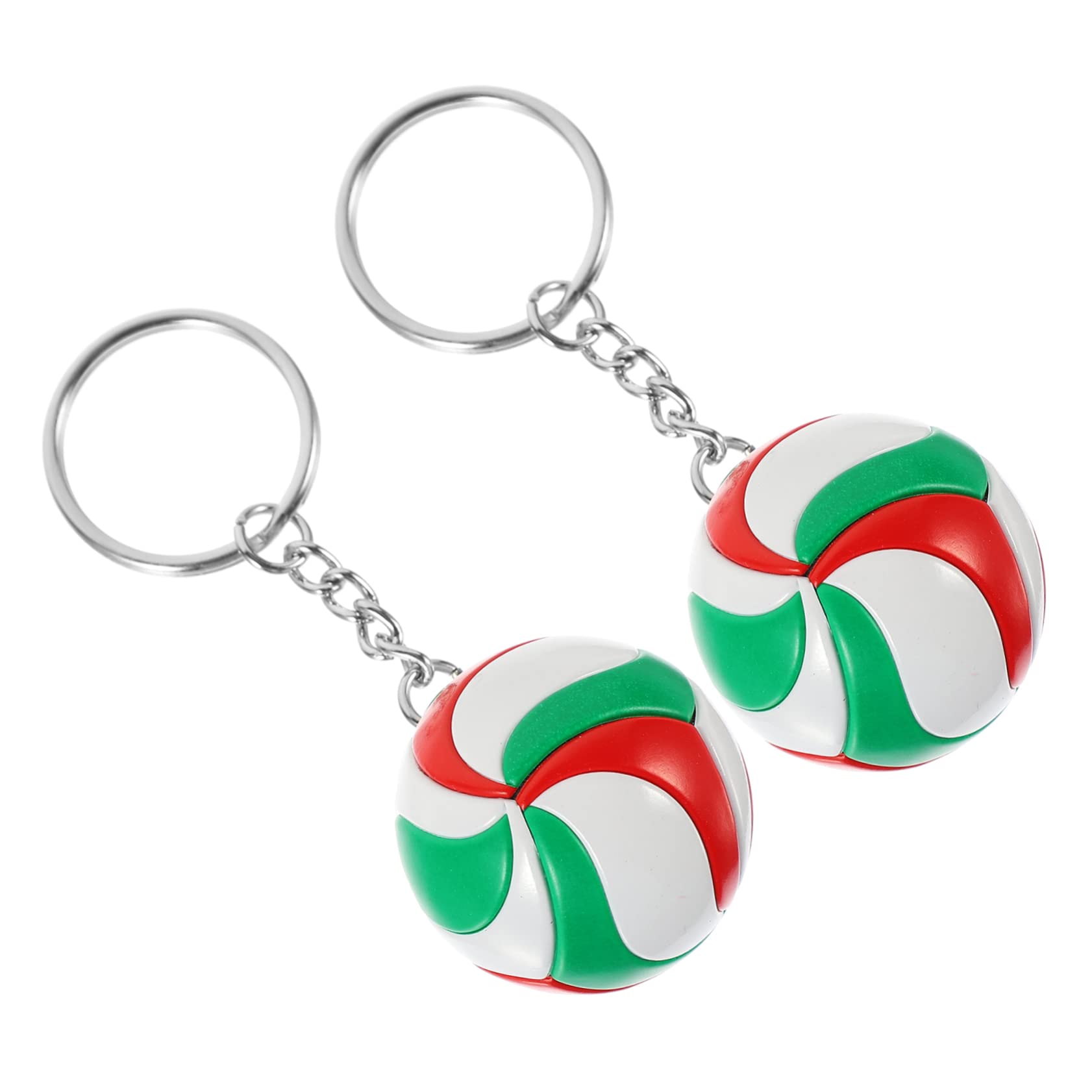 FOYTOKI 3-Pack Unique Volleyball Keychain Set - Multi-Functional Bag Charm Pendant for Sports Fans & Fashion Accessories - Perfect for Volleyball Players, Coaches & Gift Giving