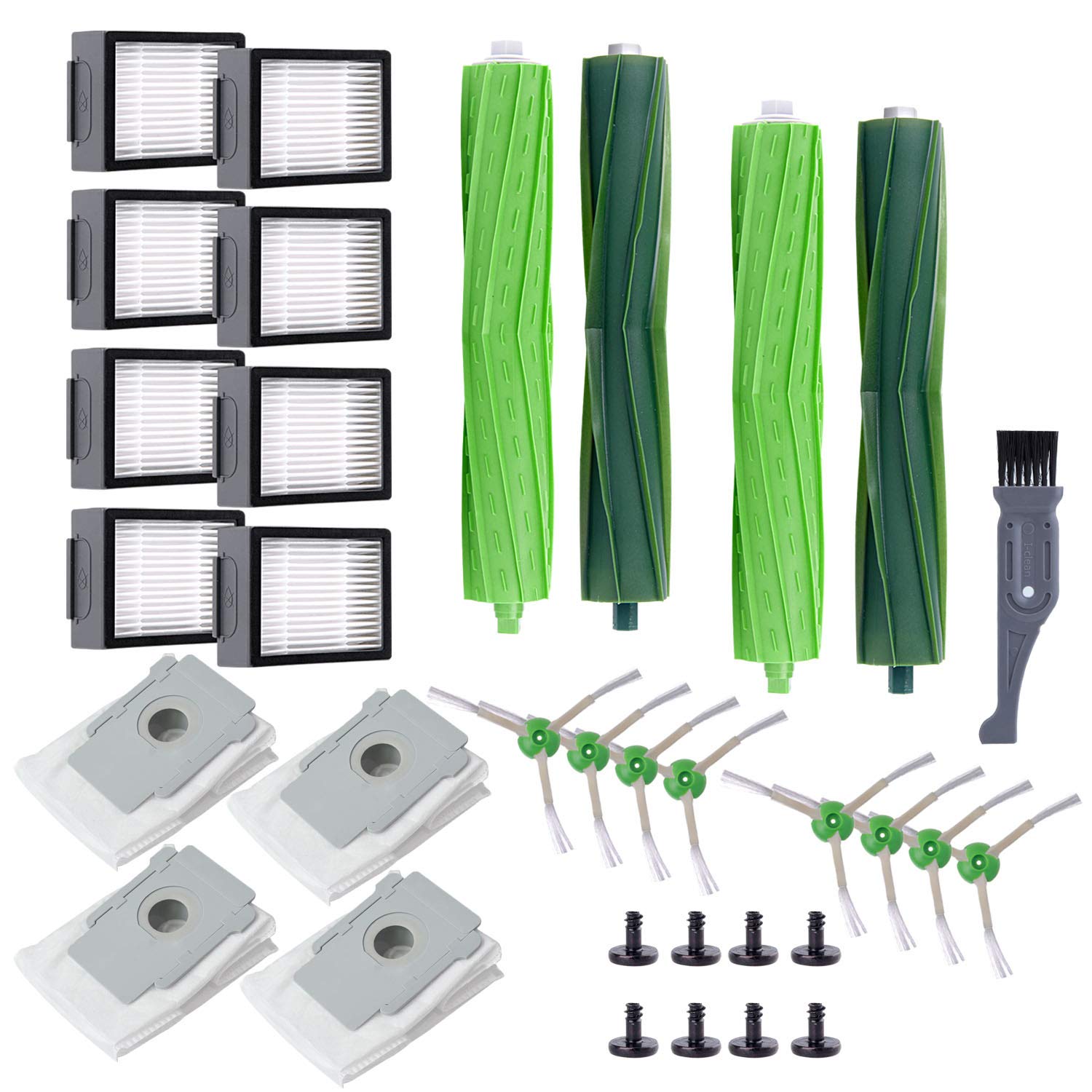 iRobot i7 Vacuum Replacement Parts - Compatible with i7 (7150), i7+ (7550), E Series E5/E6/E7 Wi-Fi Connected Robot Vacuums - Perfect for Home Cleaning & Pet Hair Removal