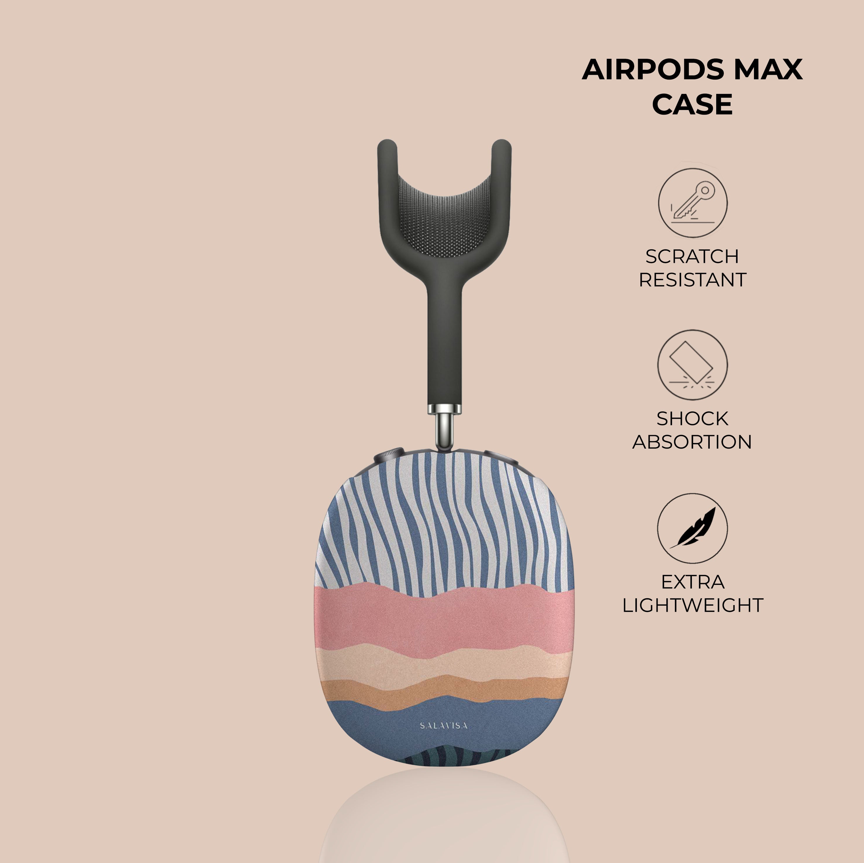 Premium Protective Case for AirPods Max - Durable & Lightweight Cover with Soft Interior - Perfect for Travel, Gym & Daily Use