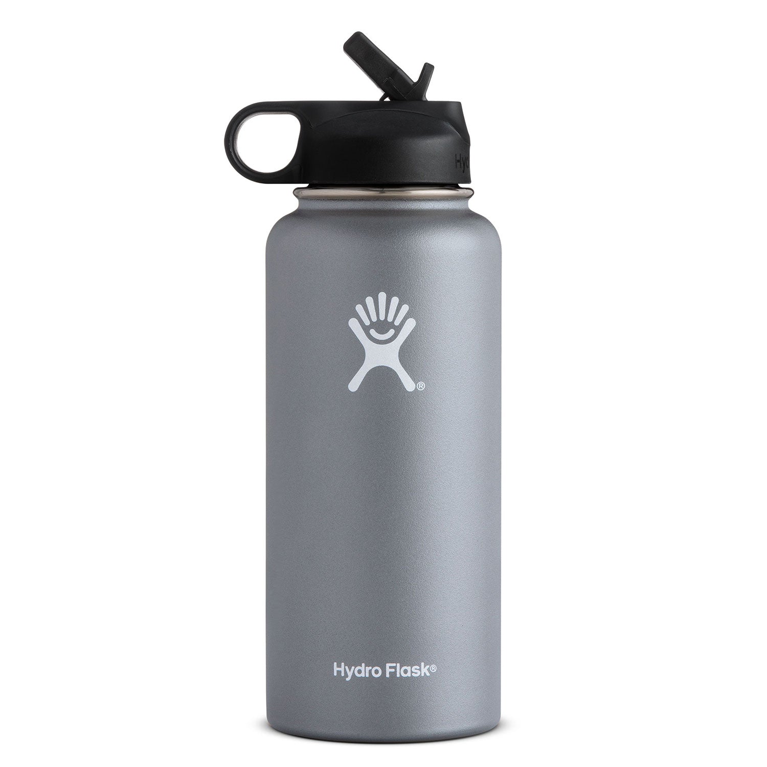 32 oz Wide Mouth Water Bottle with Straw Lid - Leak Proof, BPA Free, Insulated Stainless Steel - Perfect for Gym, Hiking & Outdoor Activities