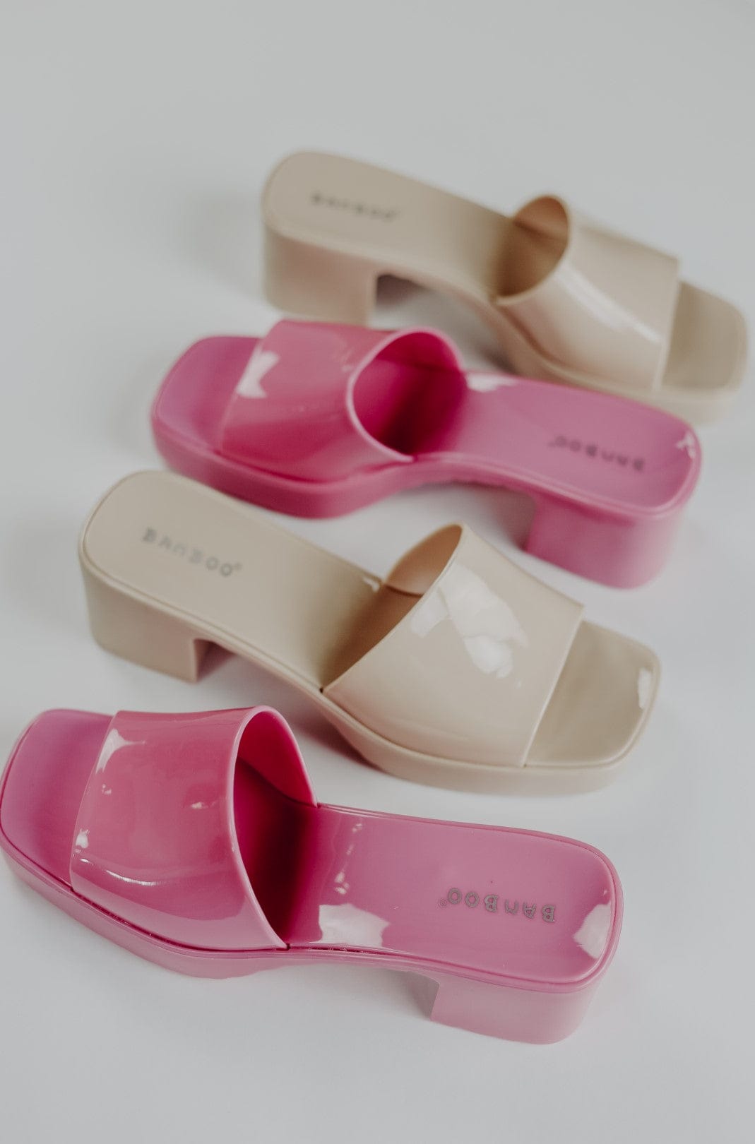 Hot Pink Jelly Mules for Women - Comfortable Slip-On Sandals with Soft Cushioning | Perfect for Beach, Pool, Spa & Summer Outfits