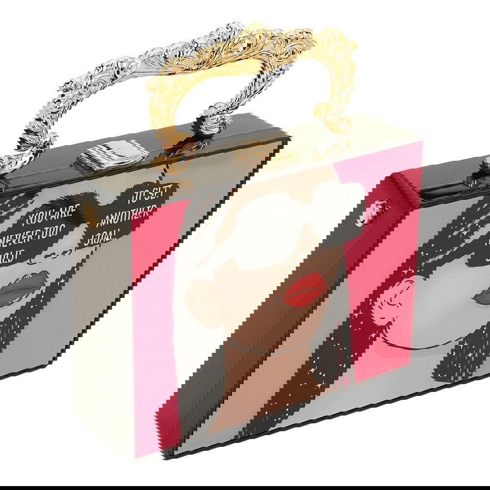 Stylish Clutch Bag & Crossbody Bag for Women - Perfect for Work, Travel, and Evening Events | Motivational Quote Design