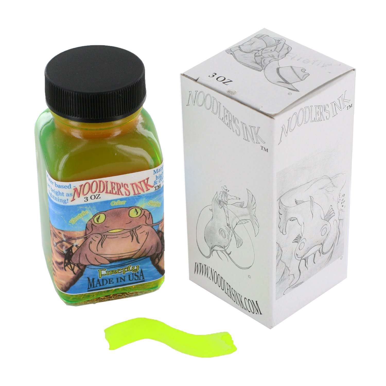 Noodler's Firefly High-Visibility Ink Refill - ND-19170 for Fountain Pens | Perfect for Night Writing & Signature Highlighting