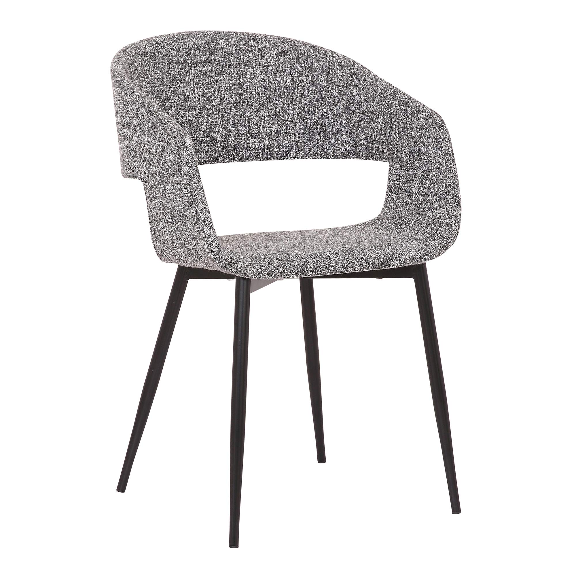 Armen Living Jocelyn Mid-Century Modern Fabric Dining Chair - 18