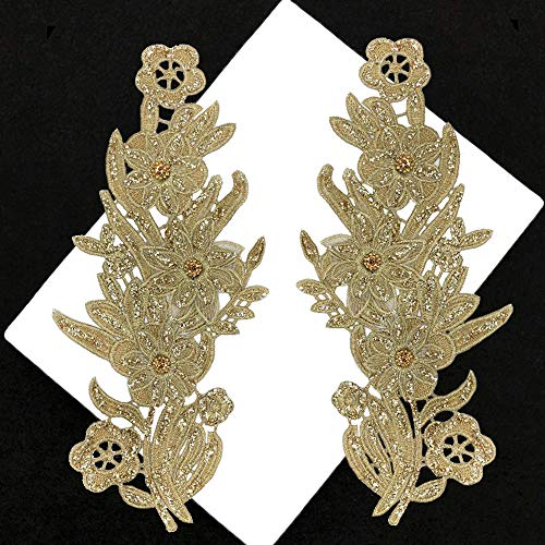 Beaded gold color