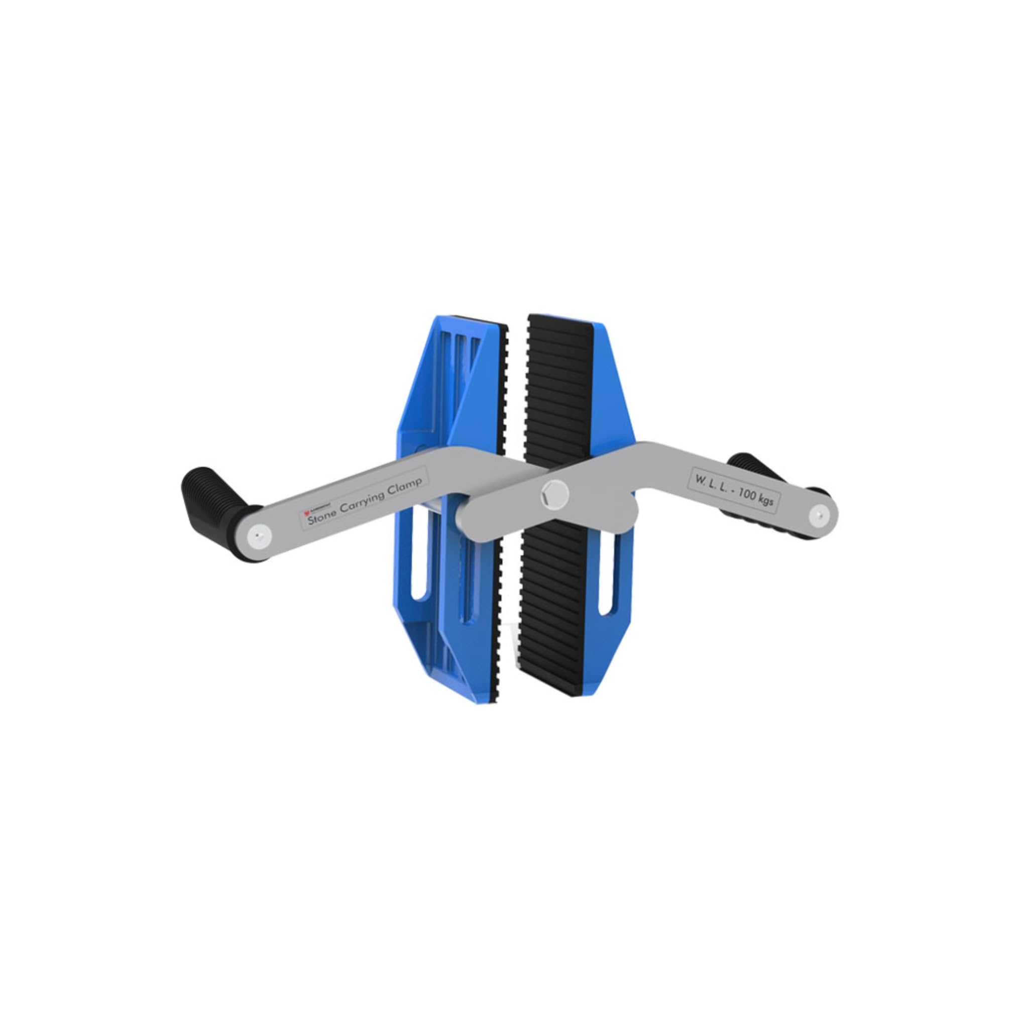 Aardwolf SCC03 Sheet Clamps - Vulcanized Rubber Jaws for Safe Panel Lifting - Construction & Glass Handling