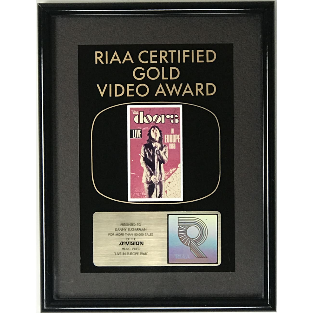 The Doors Live In Europe 1968 - RIAA Certified Gold Video Award - Classic Rock Concert DVD for Collectors & Music Lovers - Perfect for Home Entertainment & Vintage Music Collections