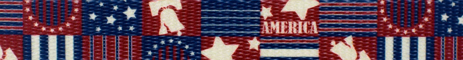 Country Brook Design - Patriotic Spirit of '76 Polyester Webbing for DIY Crafts, Home Decor & Outdoor Projects | Durable & Versatile Fabric for Bags, Belts & American Flag Decorations