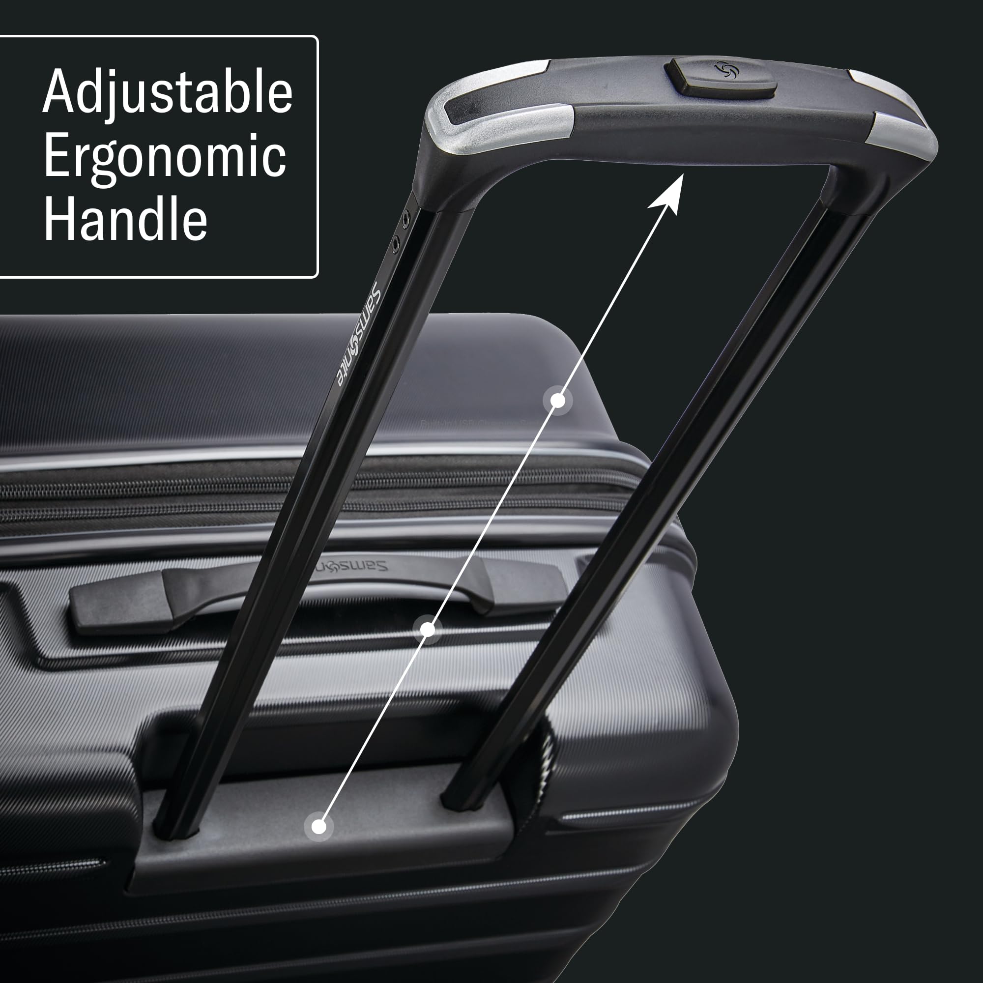 Samsonite Omni 2 Hardside Expandable Luggage Set with 360° Spinner Wheels, 2-Piece (19