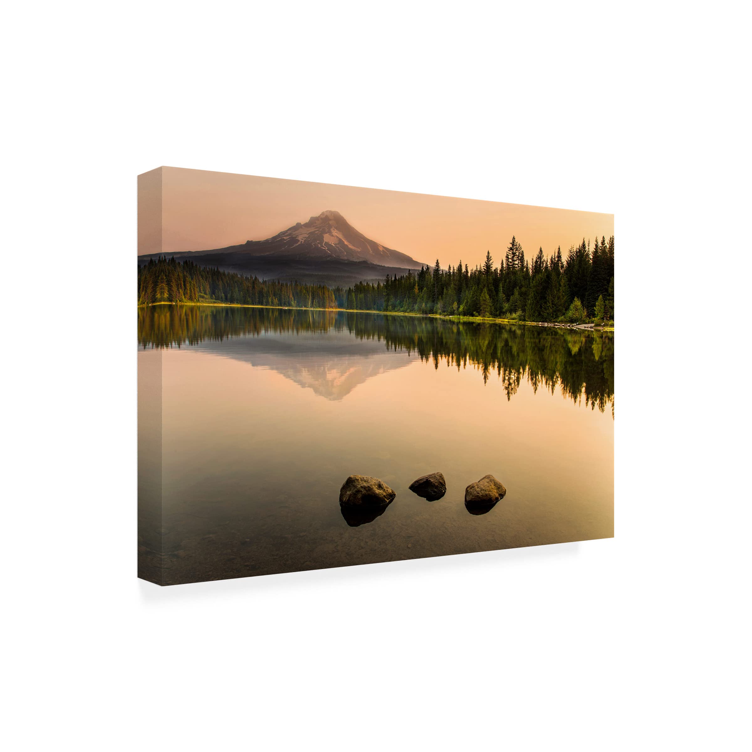 Trademark Fine Art 'Mirror' Canvas Wall Art by Dora Artemiadi - Modern Home Decor for Living Room, Bedroom & Office