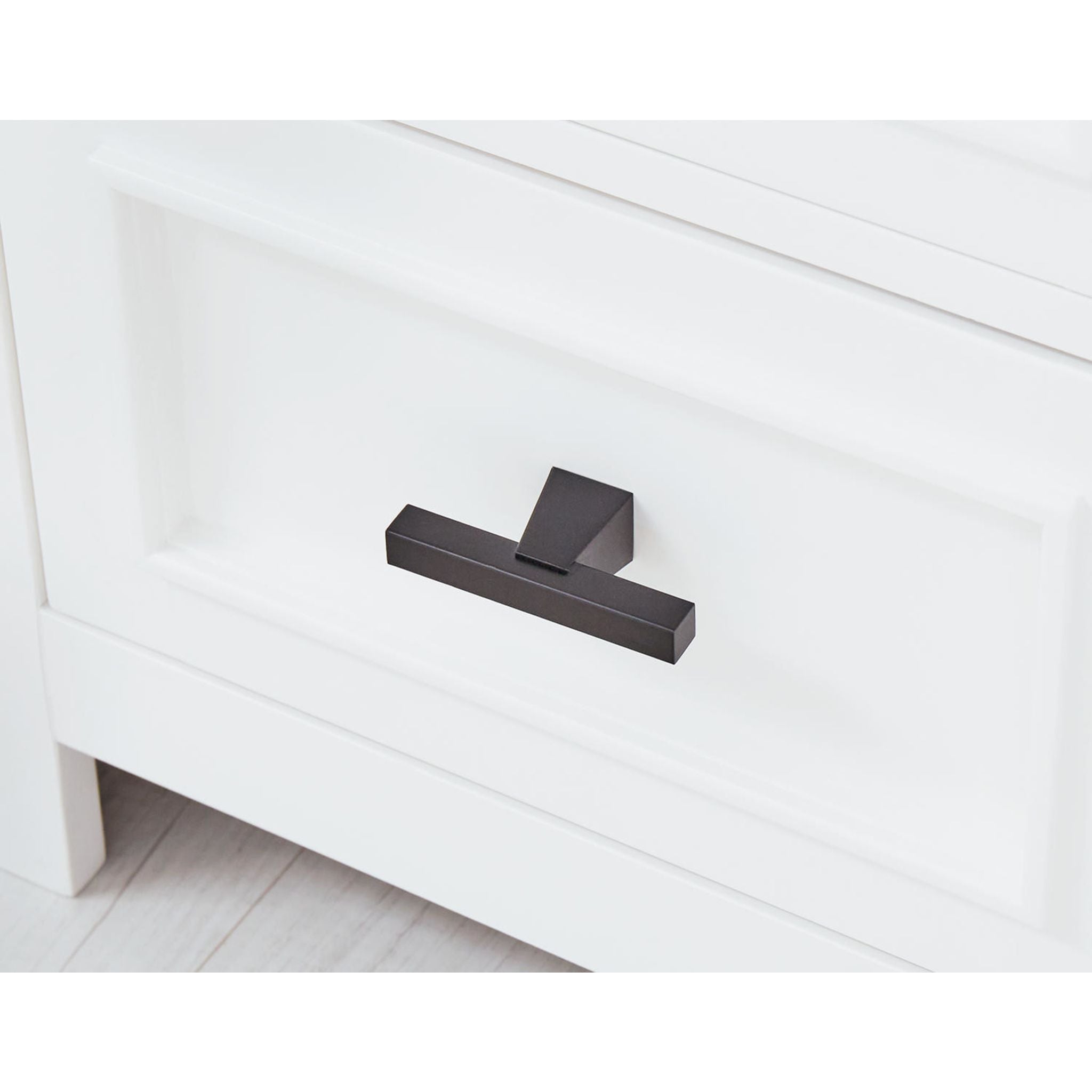 Ashbryn Modern TV Stand with Storage - White/Natural Finish for Living Room, Bedroom & Home Theater Setup