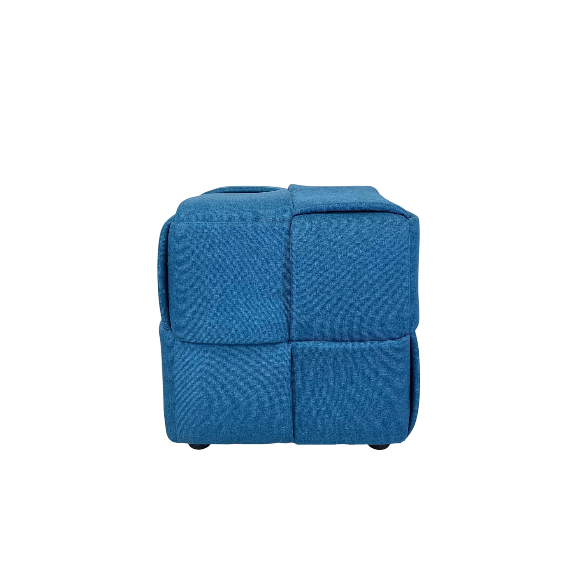 Cubby Ottoman Storage Bench with Lift Top - Extra Seating & Hidden Storage for Living Room, Bedroom, Entryway - Modern Home Decor Furniture