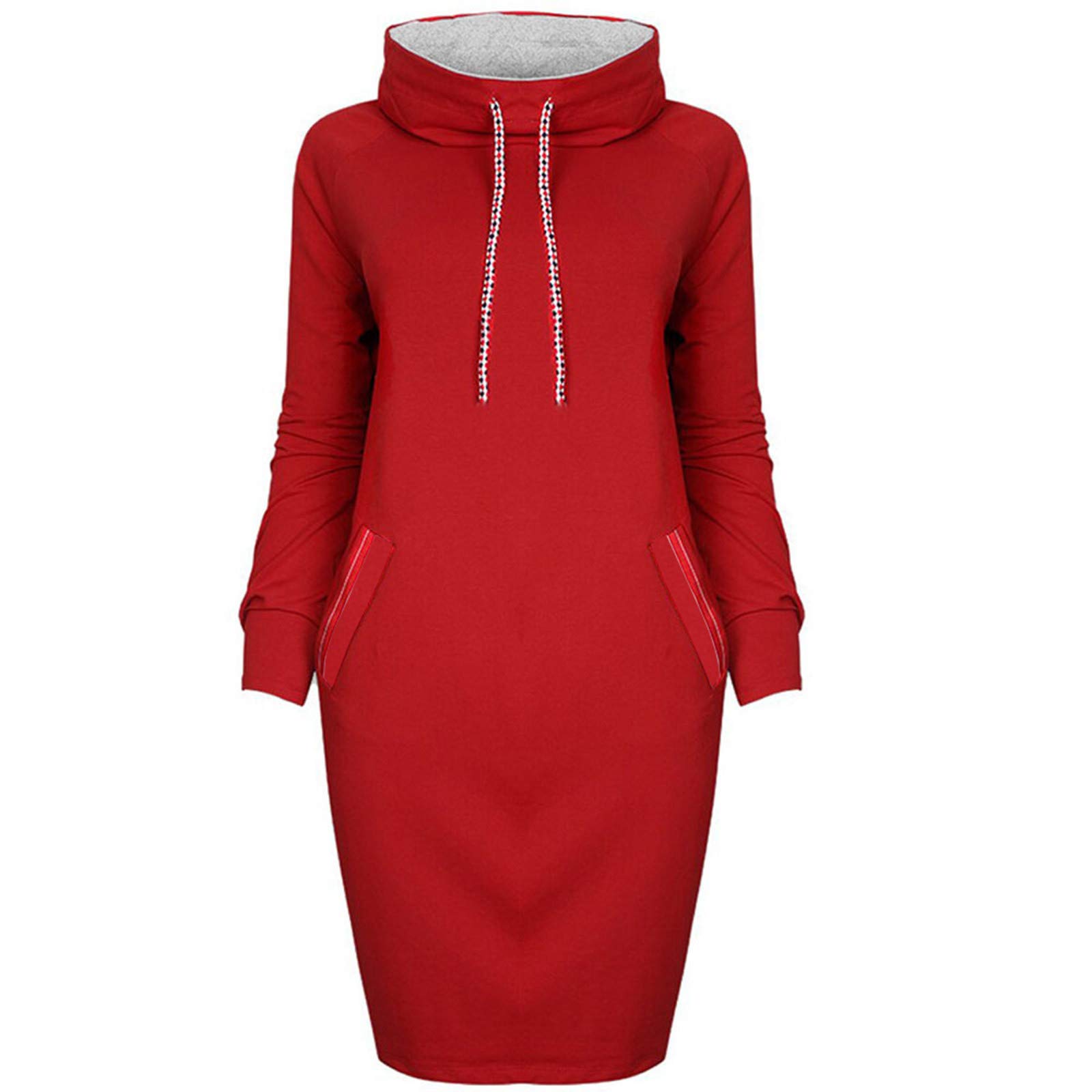 Women's Bodycon Summer Dresses - Long & Mini Casual Shirt Dresses with Sleeves | Perfect for Beach, Party & Everyday Wear | Also Great as Winter Layering Sweatshirt