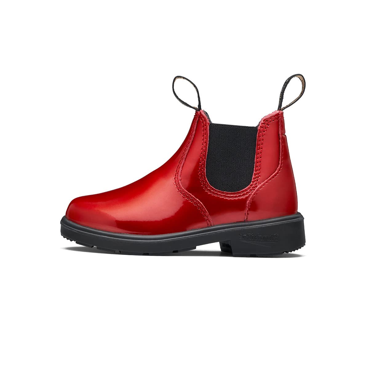 Blundstone Range Boots for Kids - Patent Red (Toddler/Little Kid/Big Kid Sizes AU 2 / US 3-3.5) - Durable & Comfortable Leather Boots for Outdoor Play, School & Everyday Wear