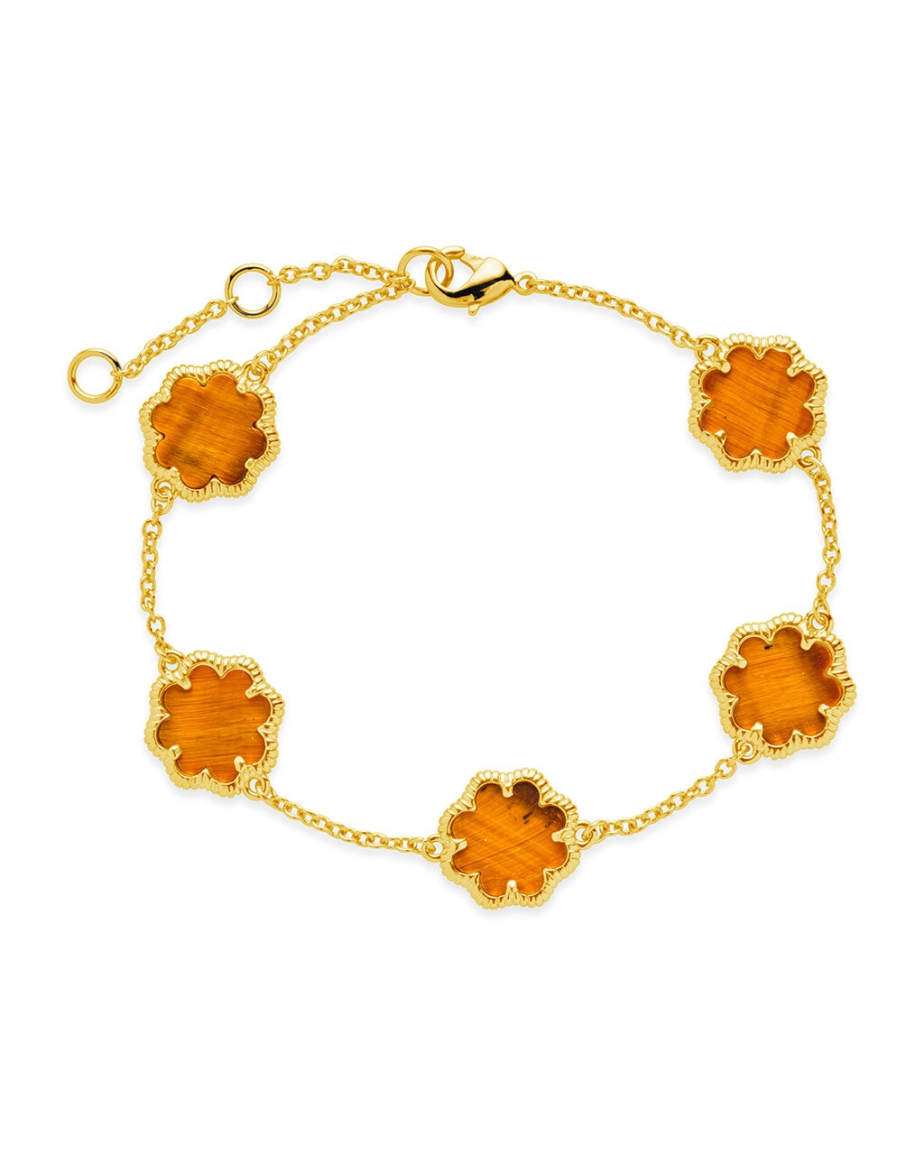 Rose Petal Station Bracelet for Women - Dainty Floral Charm Adjustable Bangle for Everyday Wear, Gift for Her, Wedding, Anniversary & Special Occasions