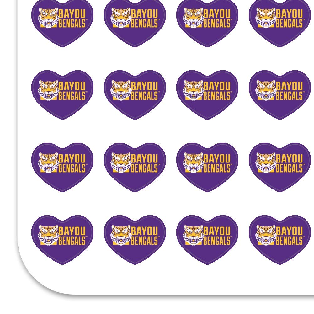 Bayou Bengals Fierce Tiger Heart Shaped Planner Stickers - Scrapbook & Calendar Decorative Stickers for Bullet Journals, DIY Crafts, and School Supplies
