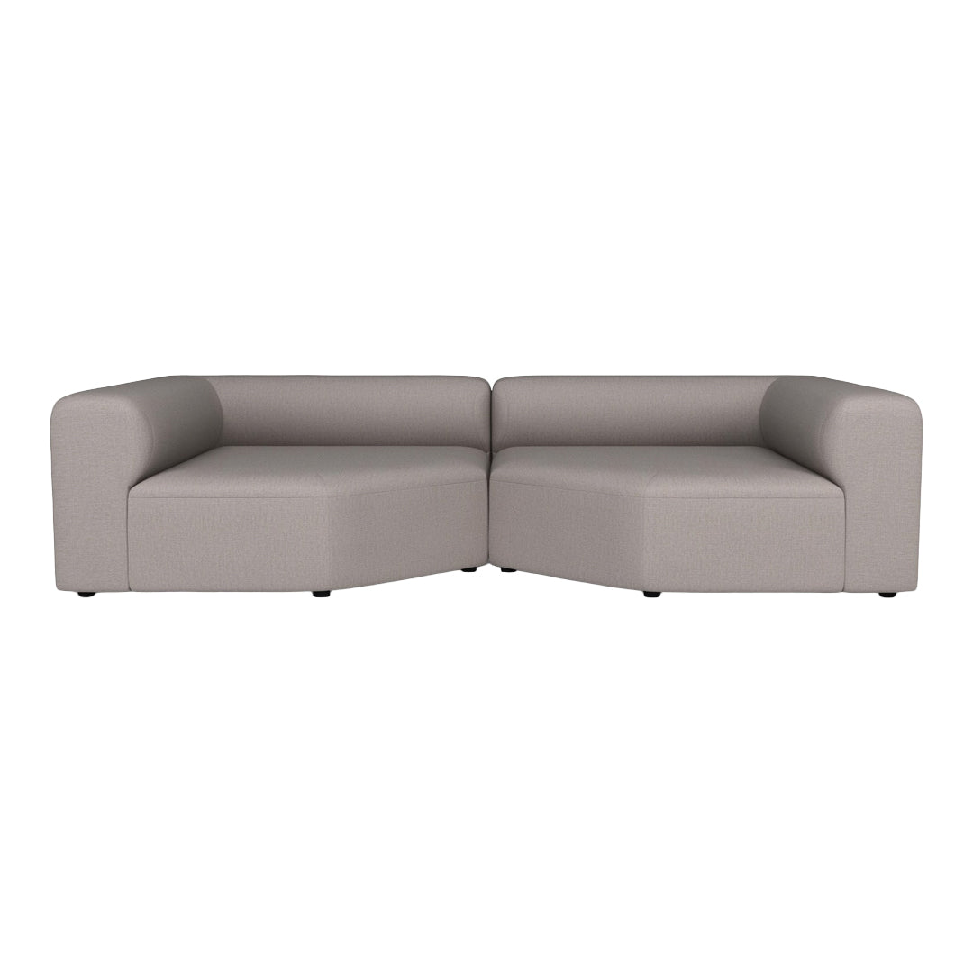 Angle 2 Seater Sofa - Modern Loveseat for Small Spaces | Perfect for Apartments, Living Rooms & Cozy Home Decor