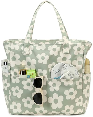 Flower 157 Green Gray