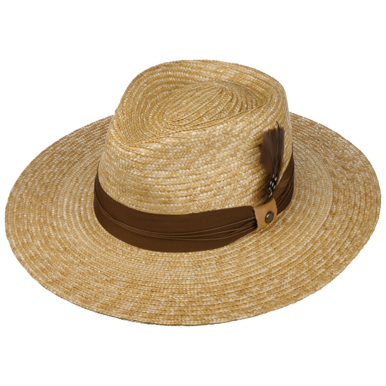 Lierys Mearona Wheat Straw Hat for Women - Summer Beach Sun Hat with Wide Brim - Perfect for Outdoor, Travel, and Vacation