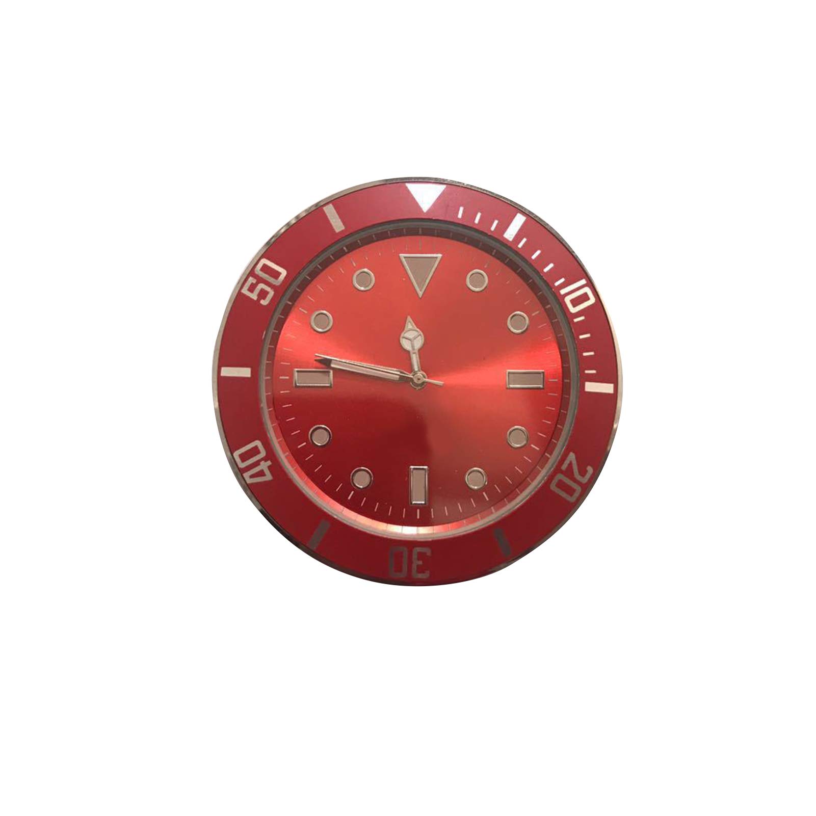 Mini Digital Car Dashboard Clock - Round Self-Adhesive for Air Vent & Decor (Red) - Perfect for Car Styling