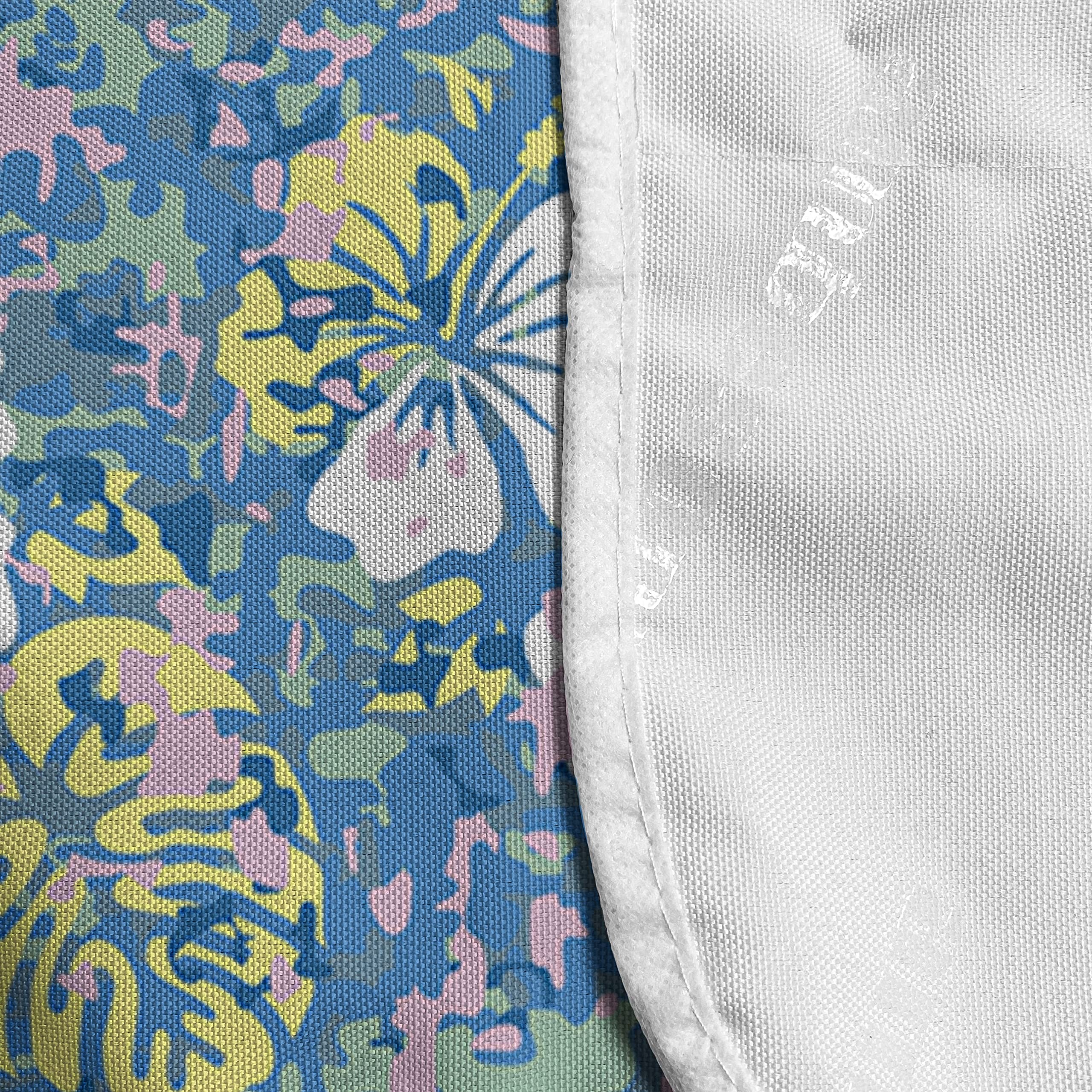 Ambesonne Camouflage Microwave Oven Cover - Waterproof Hawaiian Tropical Hibiscus Flowers Design with Pockets, 36