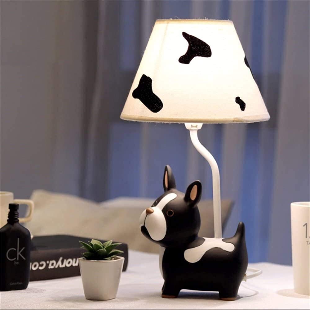 Cartoon Puppy LED Desk Lamp for Kids Room - Cute Night Light for Boys & Girls Bedroom, Bedside, Study Table - Perfect for Reading, Homework & Nursery Decor