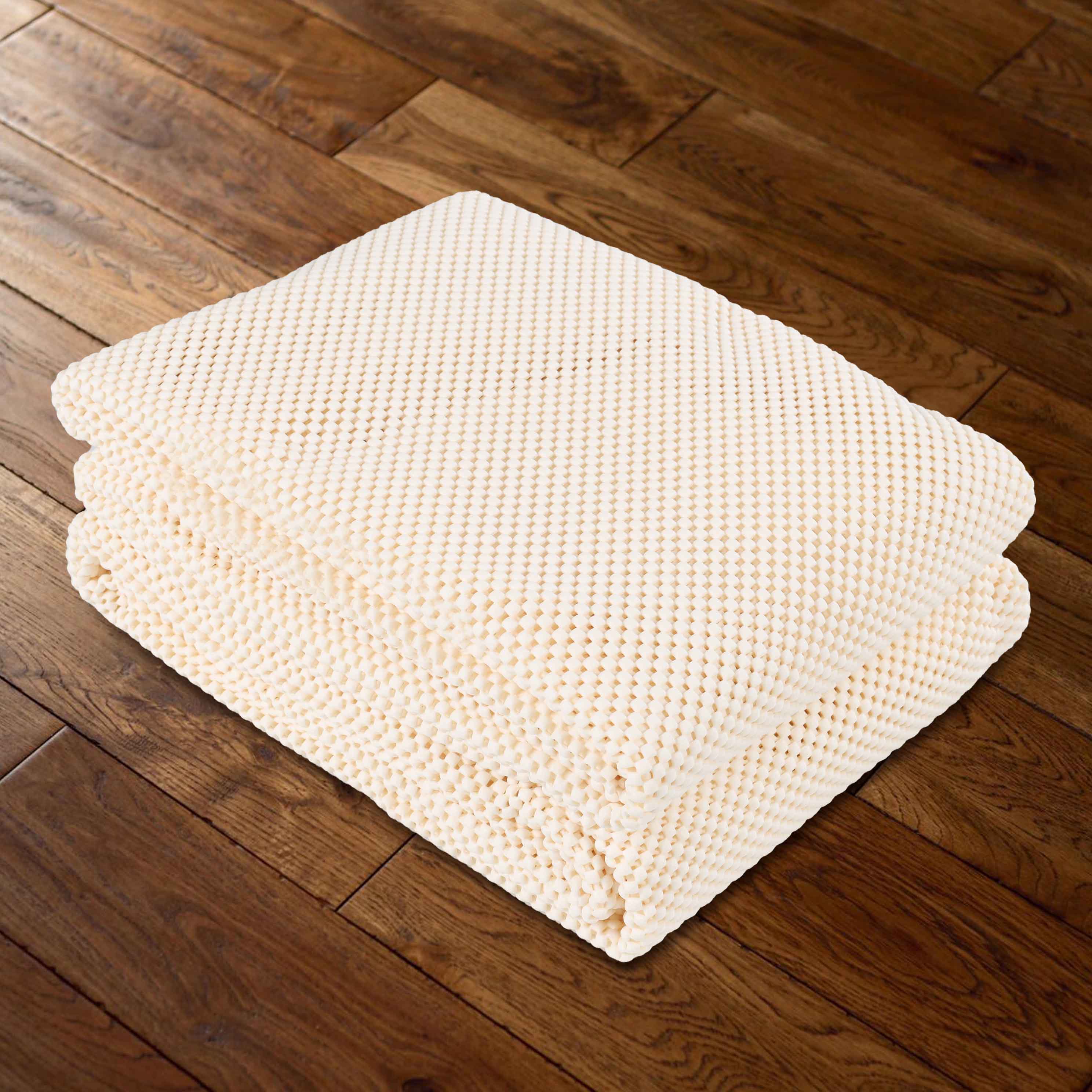 Rio Reversible Non-Slip Ultra Grip Foam Mesh Rug Pad for Hardwood Floors - Perfect for Living Room, Bedroom & High Traffic Areas