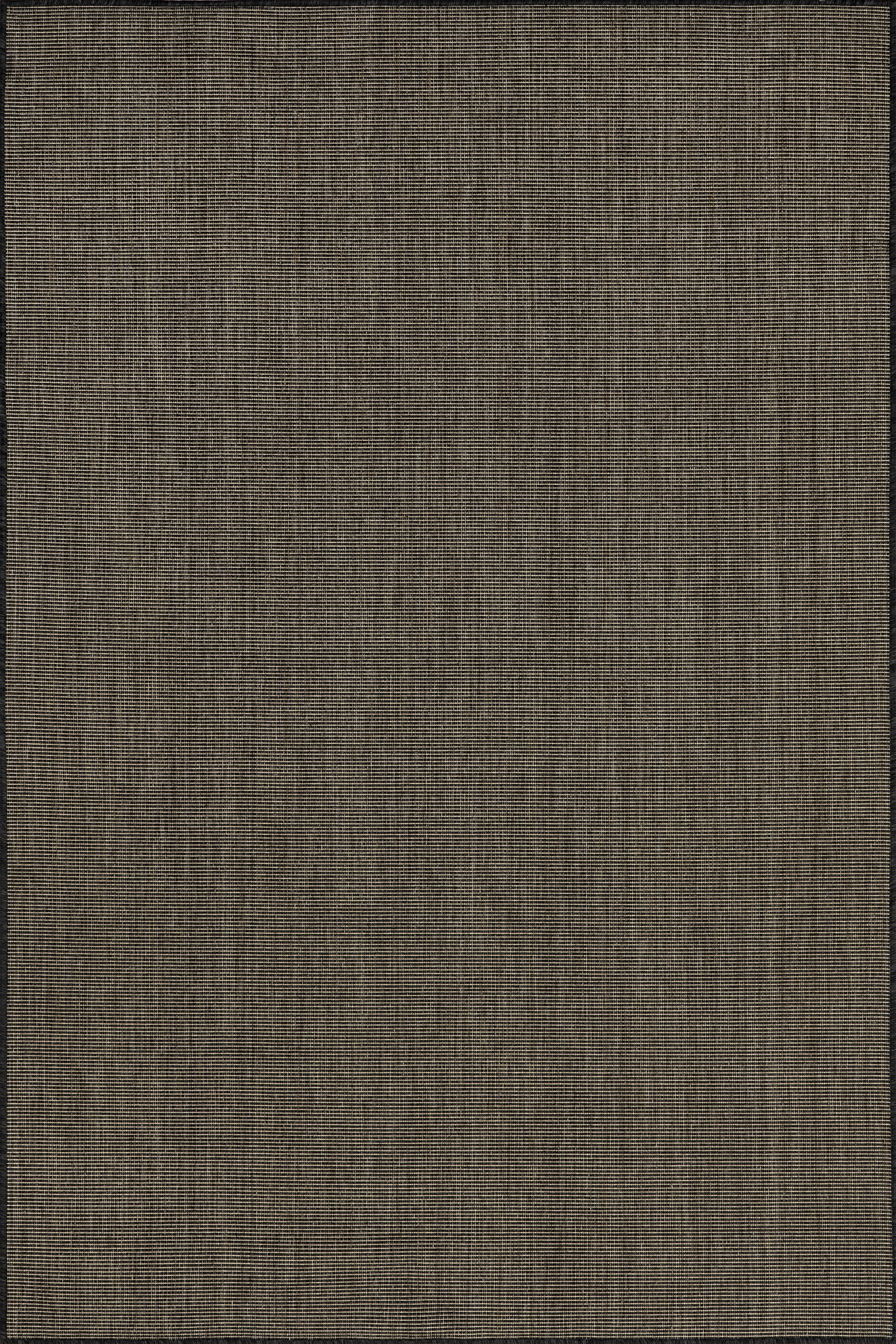 Dorinda Hazy Solid Indoor/Outdoor Rug - Dark Grey | Non-Slip, Water-Resistant | Perfect for Patio, Deck, Living Room & Bedroom
