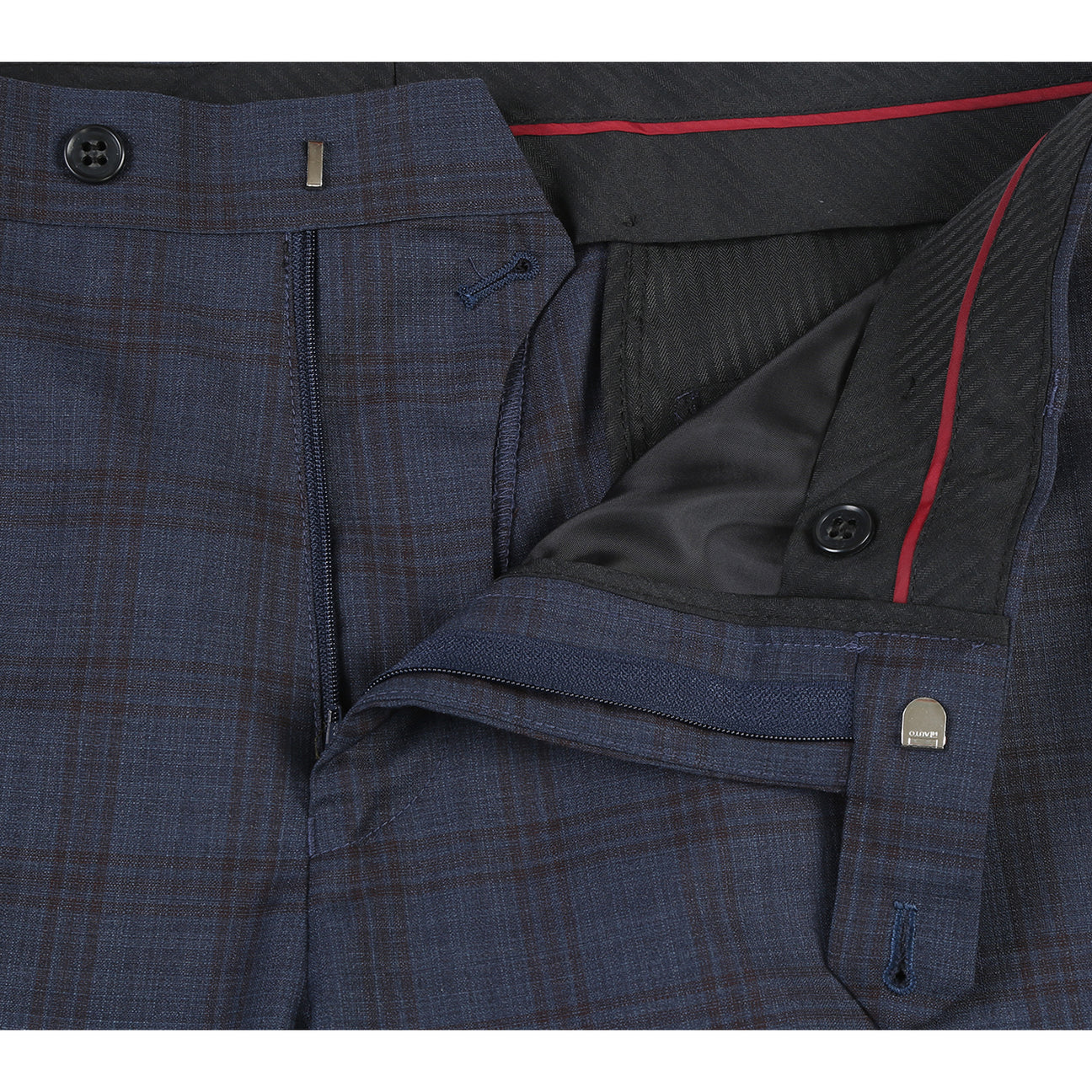 Renoir Alessandro Vitello Classic Fit Navy Wool Suit 566 3 | Premium Men's Business Attire for Office, Weddings & Formal Events
