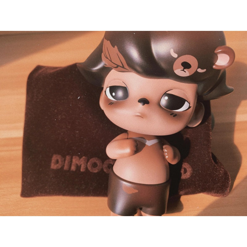 DIMOO Black Bear Limited Edition Collectible Figure - Cute Home Decor, Office Display & Gift for Collectors