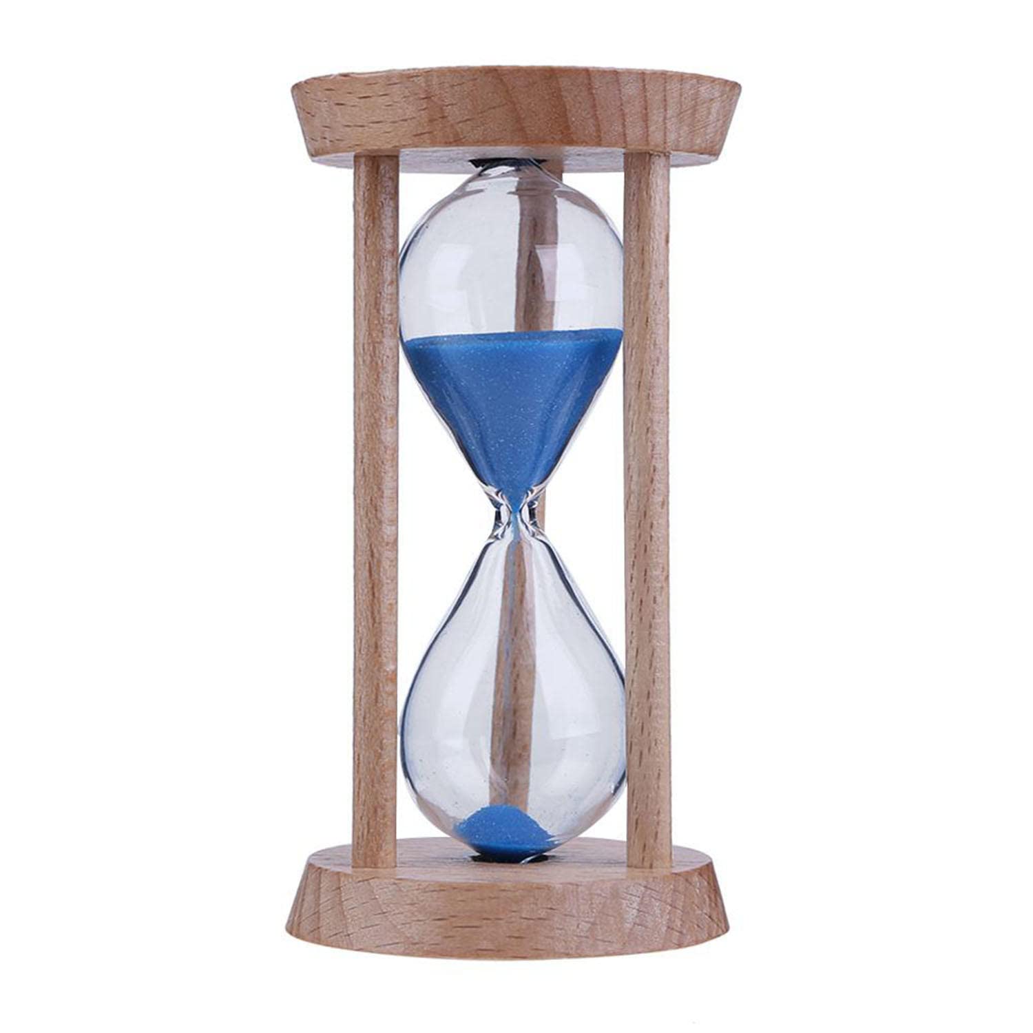 3 Minute Wooden Hourglass Sand Timer - Kids Toothbrush Timer, Time Counter & Unique Gift for Children - Perfect for Home Decor, Classroom, and Bathroom Use