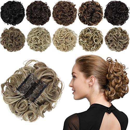 12H613# Light Brown & Bleach White Blonde Mixed