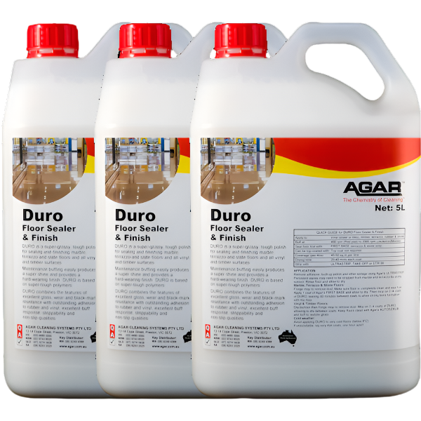 Premium Agar Duro Floor Sealer & Finish - High-Gloss Protection for Hardwood, Tile & Concrete Floors - Ideal for Homes, Offices & High-Traffic Areas