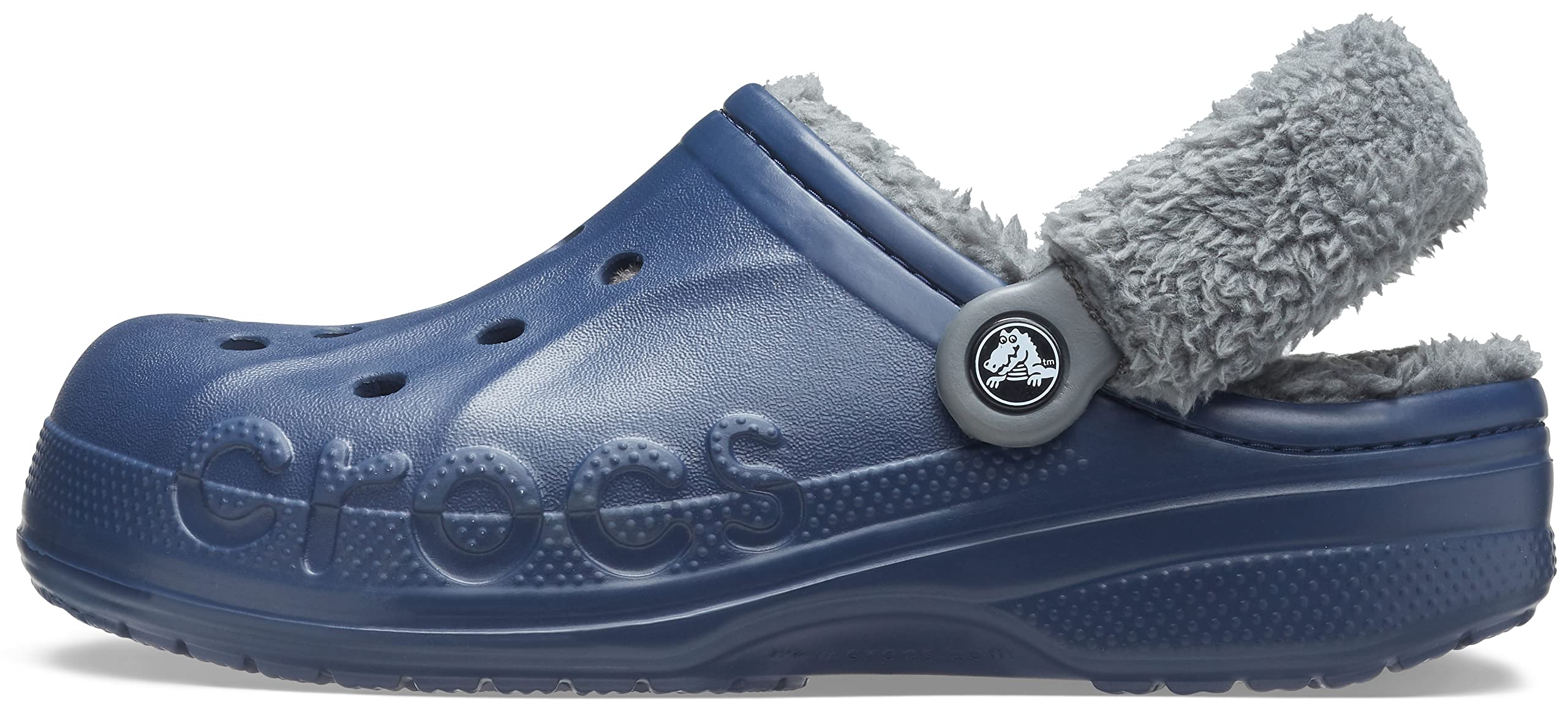 Crocs Unisex-Adult Baya Lined Fuzz Strap Clog - Warm & Comfortable Winter Shoes for Men & Women - Perfect for Indoor Lounging, Outdoor Errands & Casual Wear