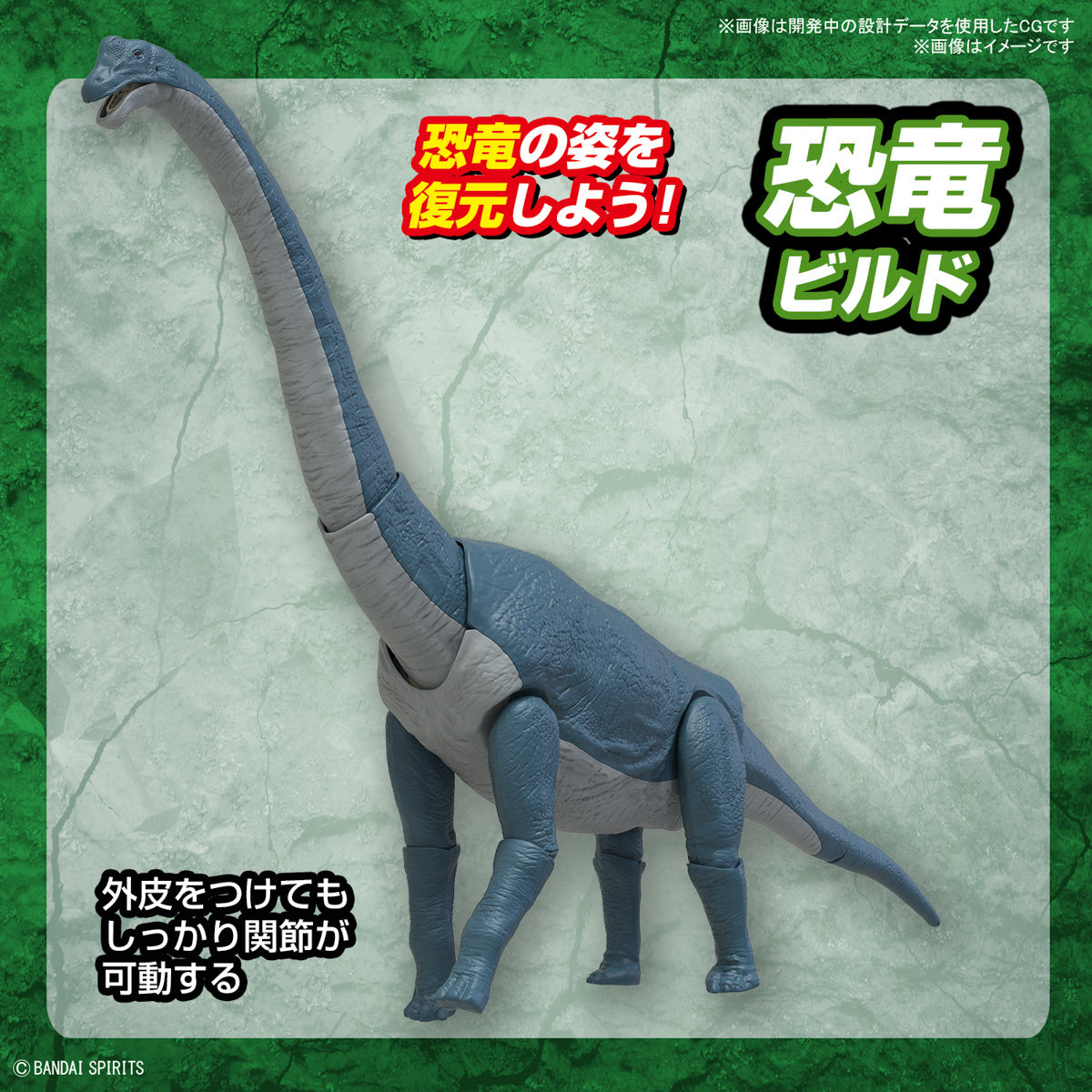 Bandai Plannosaurus Brachiosaurus Dinosaur Model Kit - Premium Collectible Building Set for Kids & Adults - Perfect for Home Decoration, School Projects & Dinosaur Enthusiasts