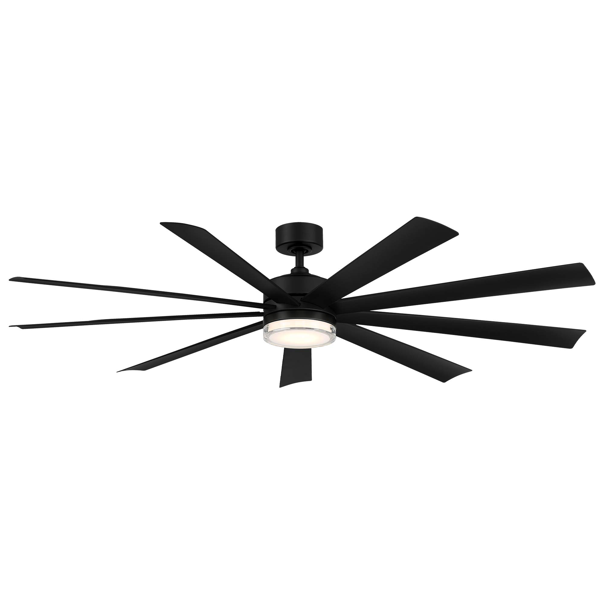 Wynd XL Smart 72-Inch Indoor/Outdoor Ceiling Fan with 9 Blades, 3000K LED Light Kit, Remote Control, Alexa & Google Assistant Compatible, iOS/Android App Integration – Perfect for Living Rooms, Patios, and Bedrooms