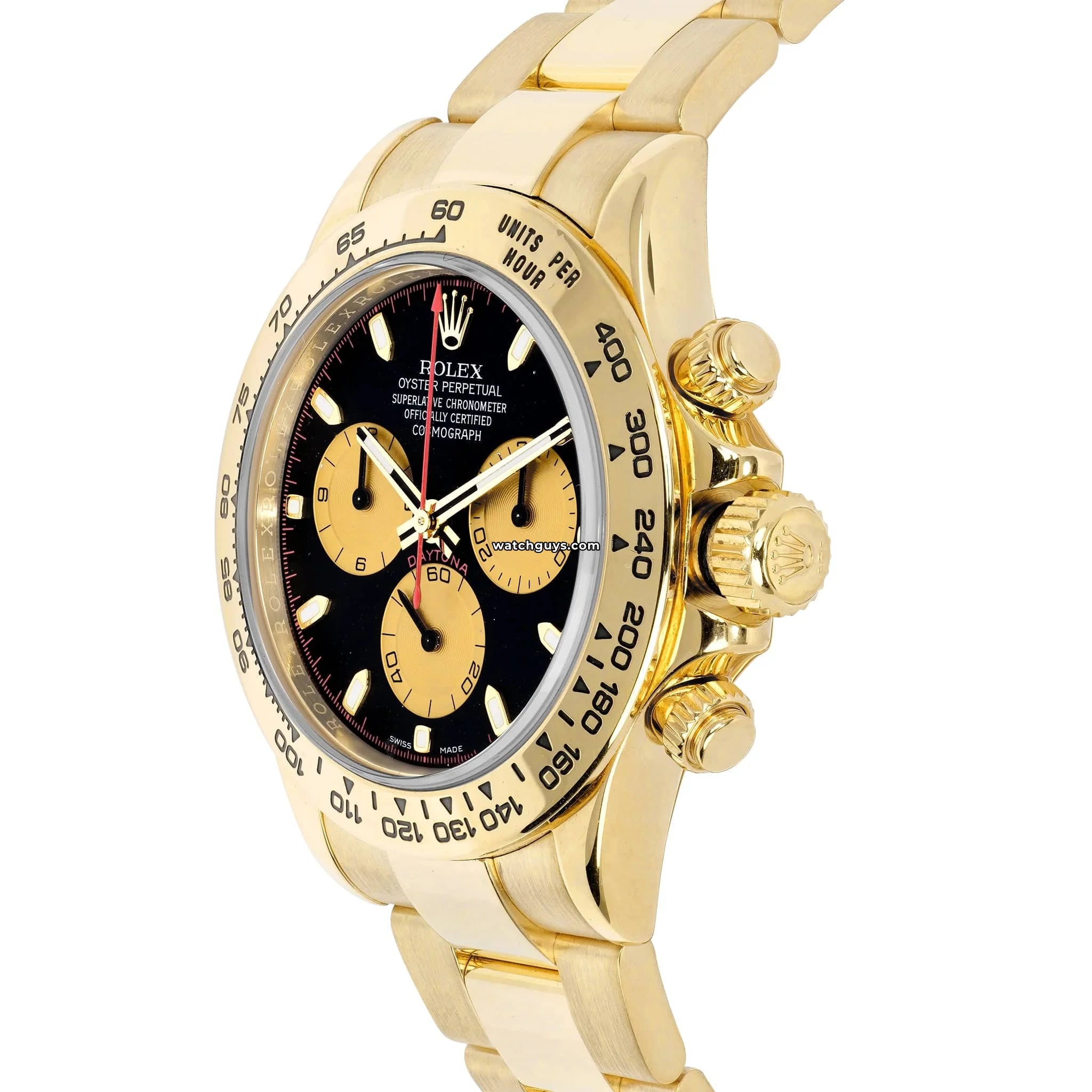 Rolex Daytona 116508 Paul Newman Gold Men's Watch - Luxury Automatic Chronograph for Collectors & Special Occasions
