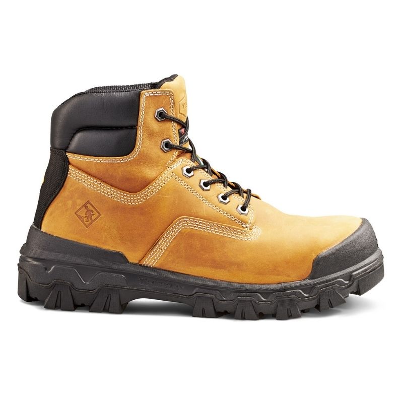 Terra Sentry 2020 Men's 6-Inch Composite Toe Work Boots - Safety Steel Toe Work Shoes with Bumper Toe Protection, TR0A4NQEFWE, Brown - Ideal for Construction, Warehouse & Industrial Work