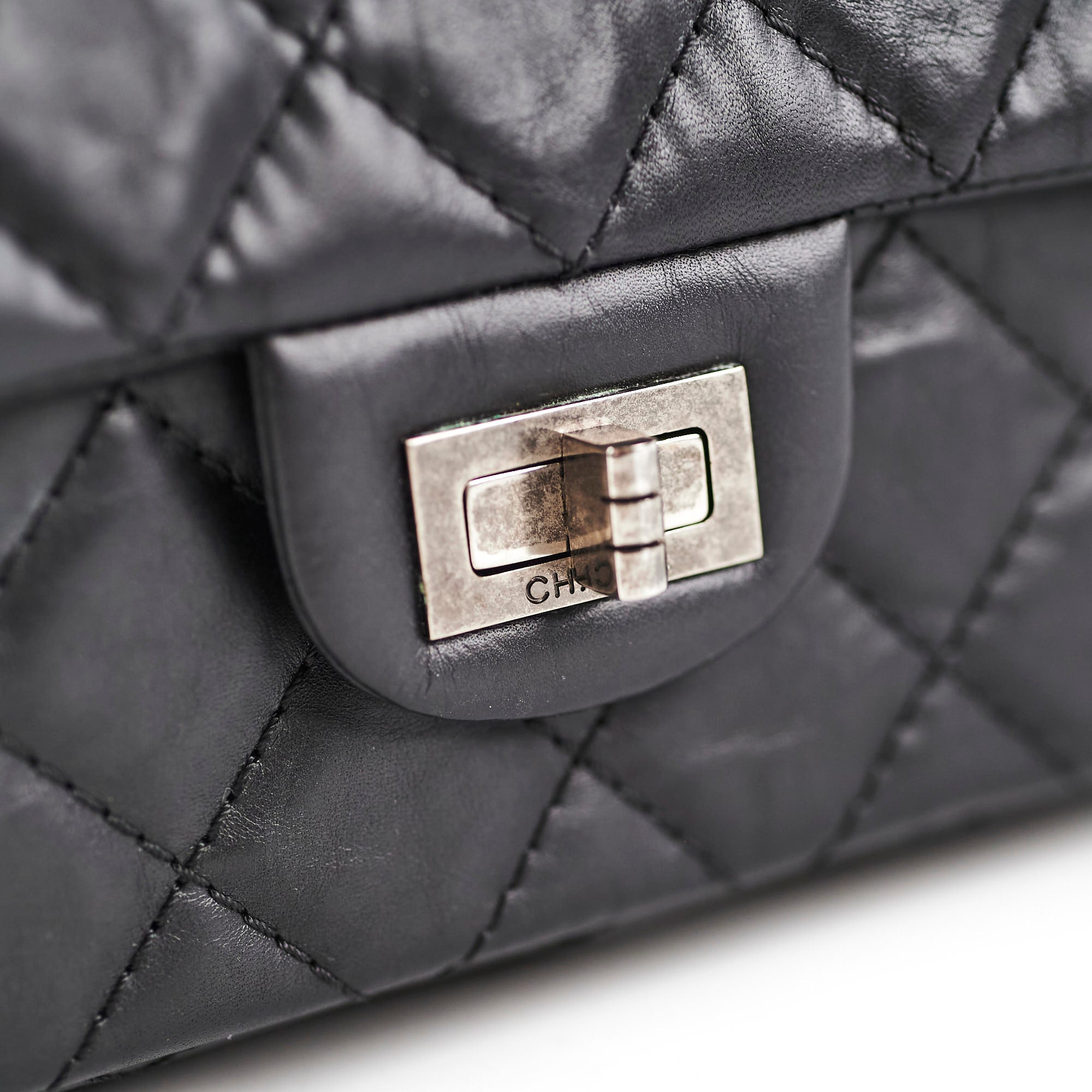 Chanel Reissue 226 Black Calfskin Leather Handbag - Series 18 Luxury Shoulder Bag for Women | Perfect for Work, Evening Events & Fashion Outings
