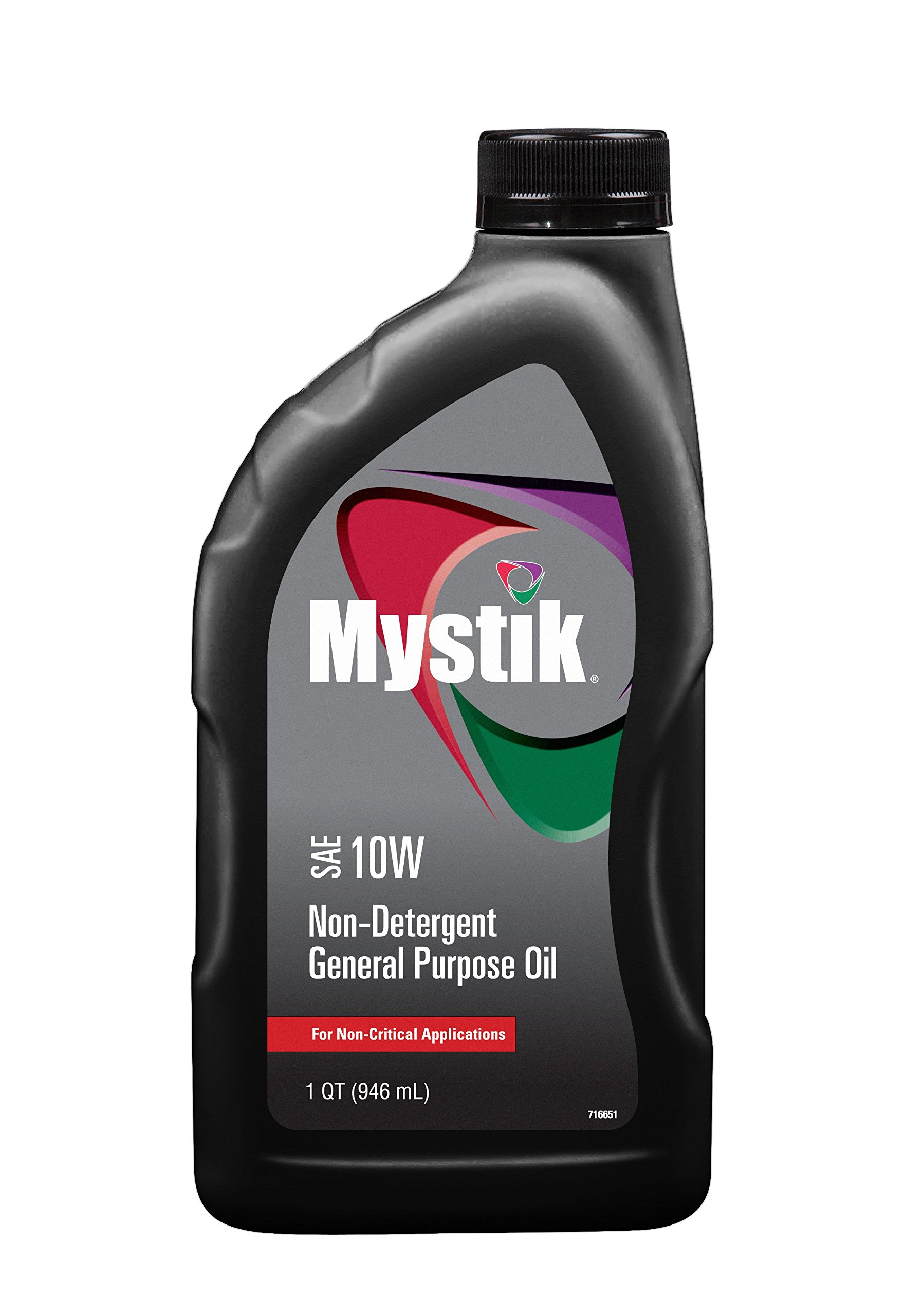 Mystik 663111002181 Non-Detergent General Purpose Oil - 1 Quart (12 Pack) - Ideal for Lubricating Tools, Machinery & Automotive Parts
