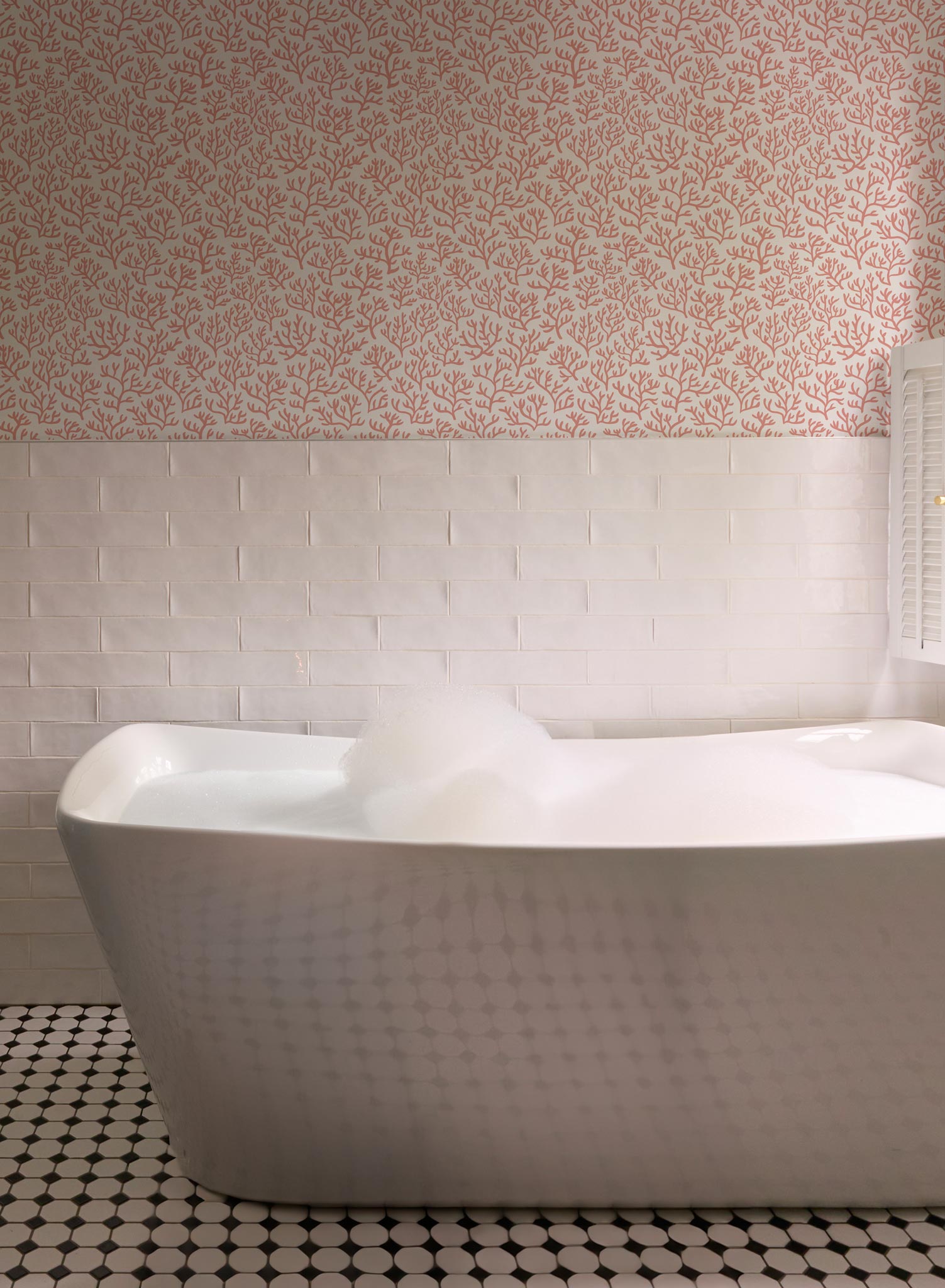 Coral Club Wallpaper - Premium Self-Adhesive Removable Wallpaper for Home & Office Decor - Perfect for Bedroom, Living Room, and DIY Interior Design Projects
