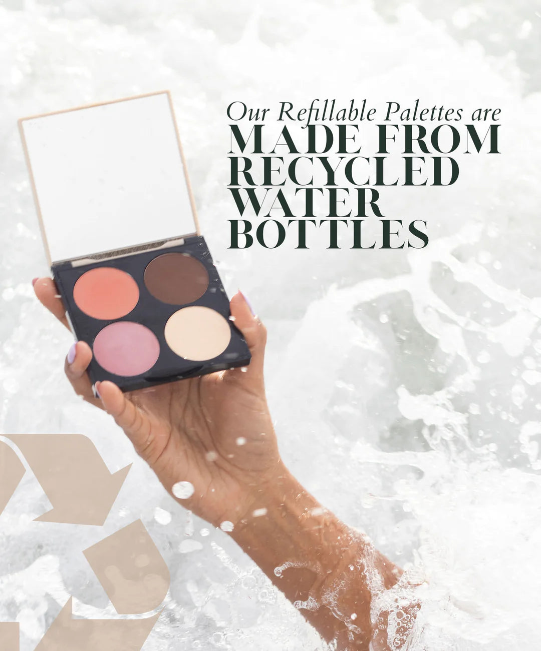 Multi-Use Cream Lip, Cheek & Illuminator Refillable Palette - Perfect for Makeup Artists & On-the-Go Touch Ups